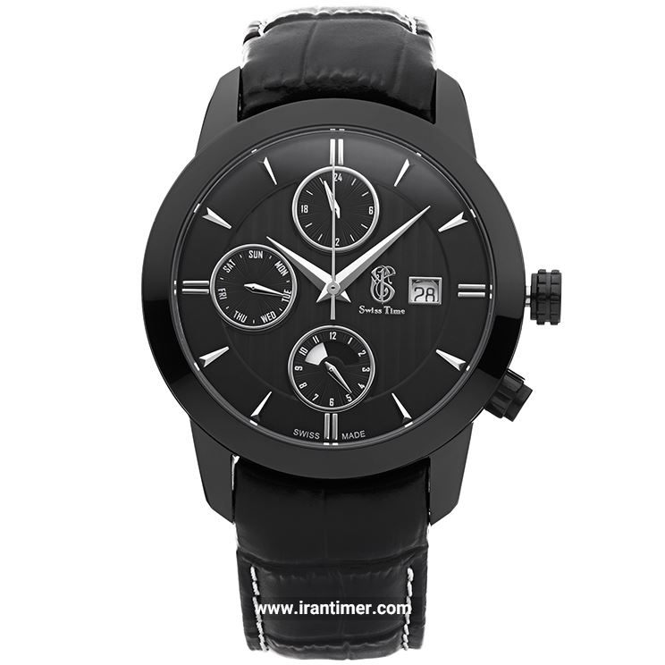 قیمت و خرید ساعت مچی مردانه سوئیس تایم(SWISS TIME) مدل ST M552L-Blk کلاسیک | اورجینال و اصلی
