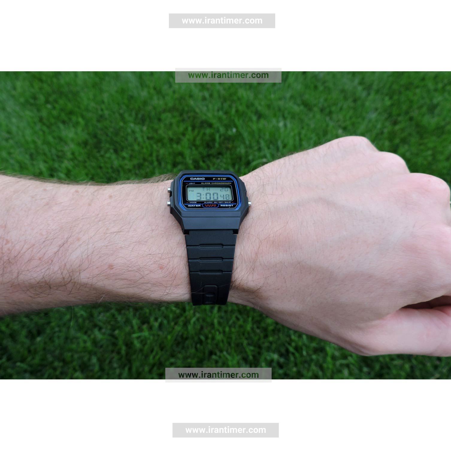 قیمت و خرید ساعت مچی مردانه زنانه کاسیو (CASIO) جنرال مدل F-91W-1DG اسپرت | اورجینال و اصلی