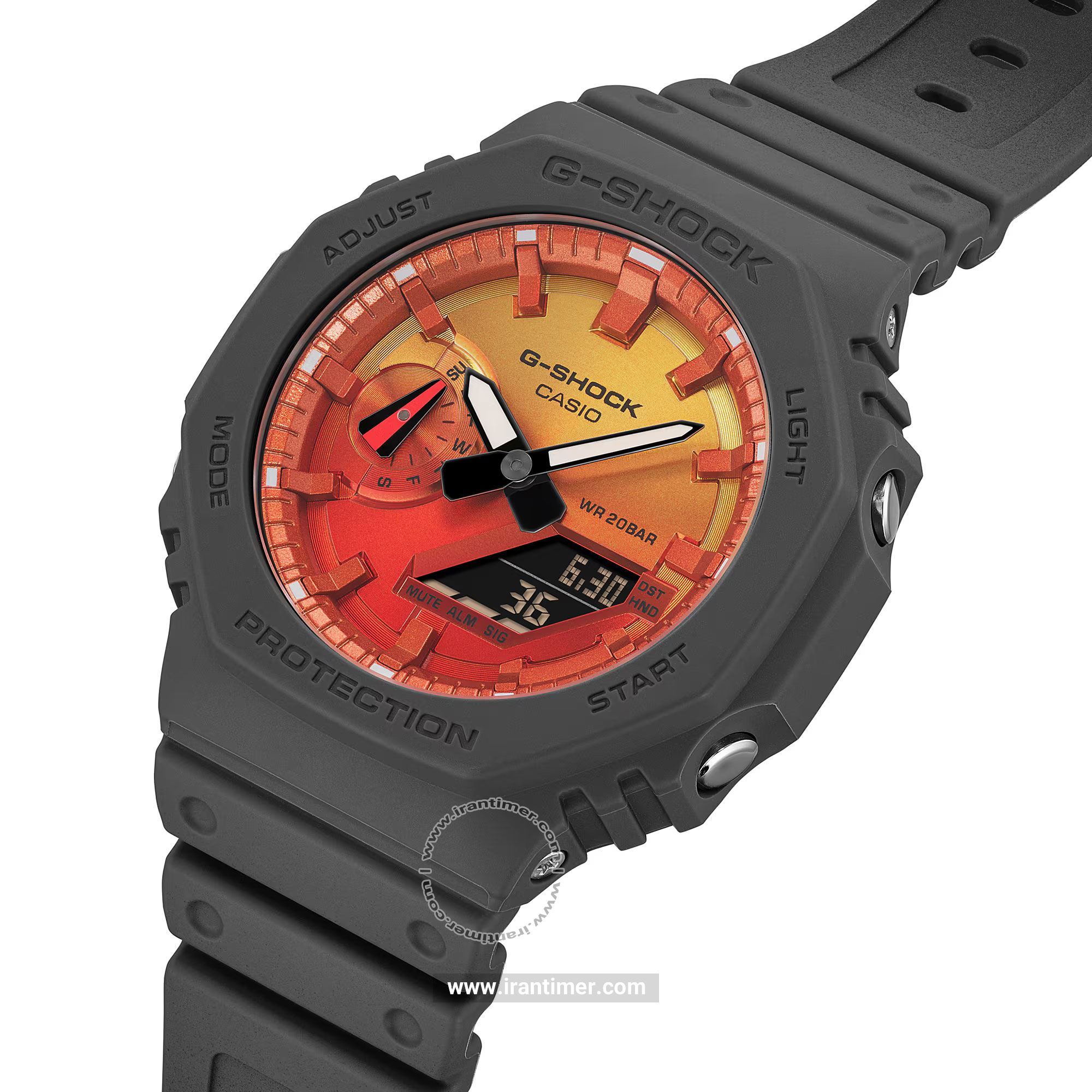 قیمت و خرید ساعت مچی مردانه کاسیو (CASIO) مدل GA-2100FL-8ADR اسپرت | اورجینال و اصلی