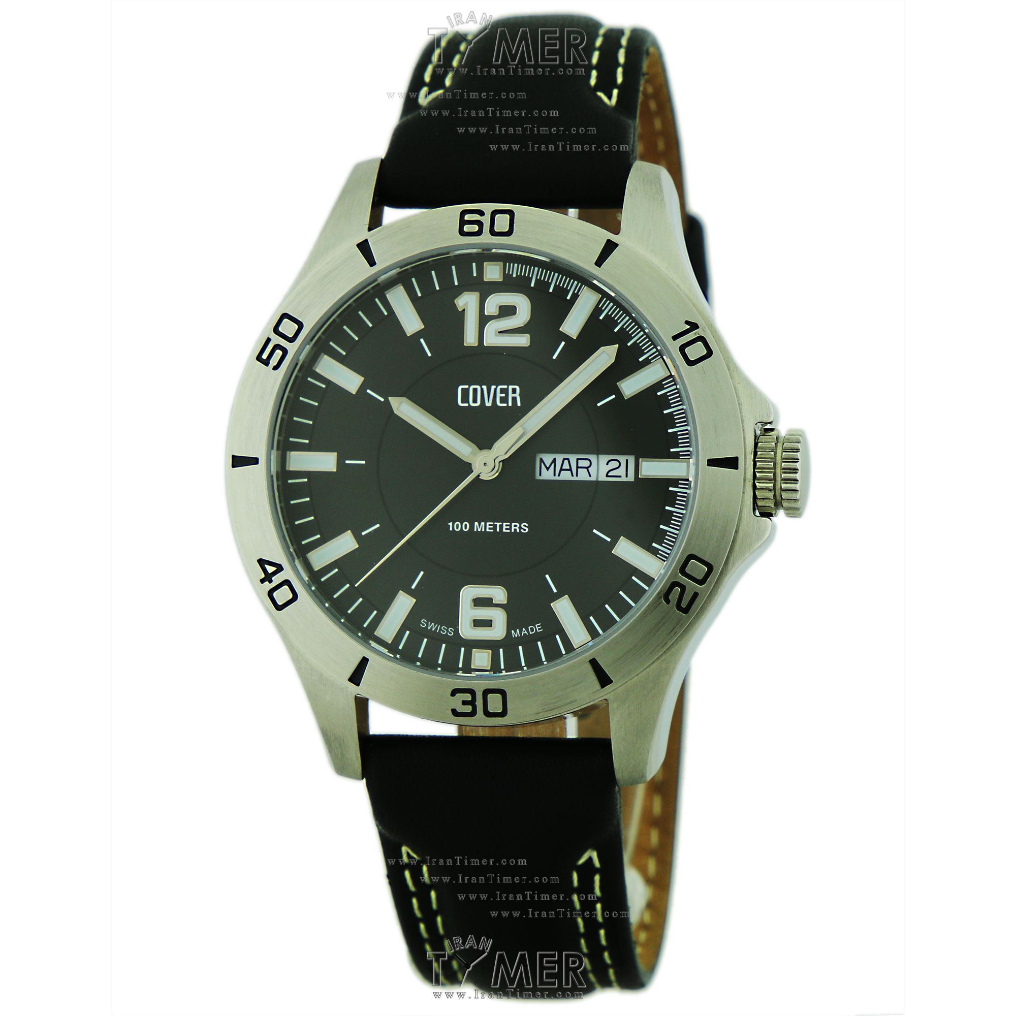 قیمت و خرید ساعت مچی مردانه کاور(COVER) مدل CO25.ST1LBK کلاسیک | اورجینال و اصلی