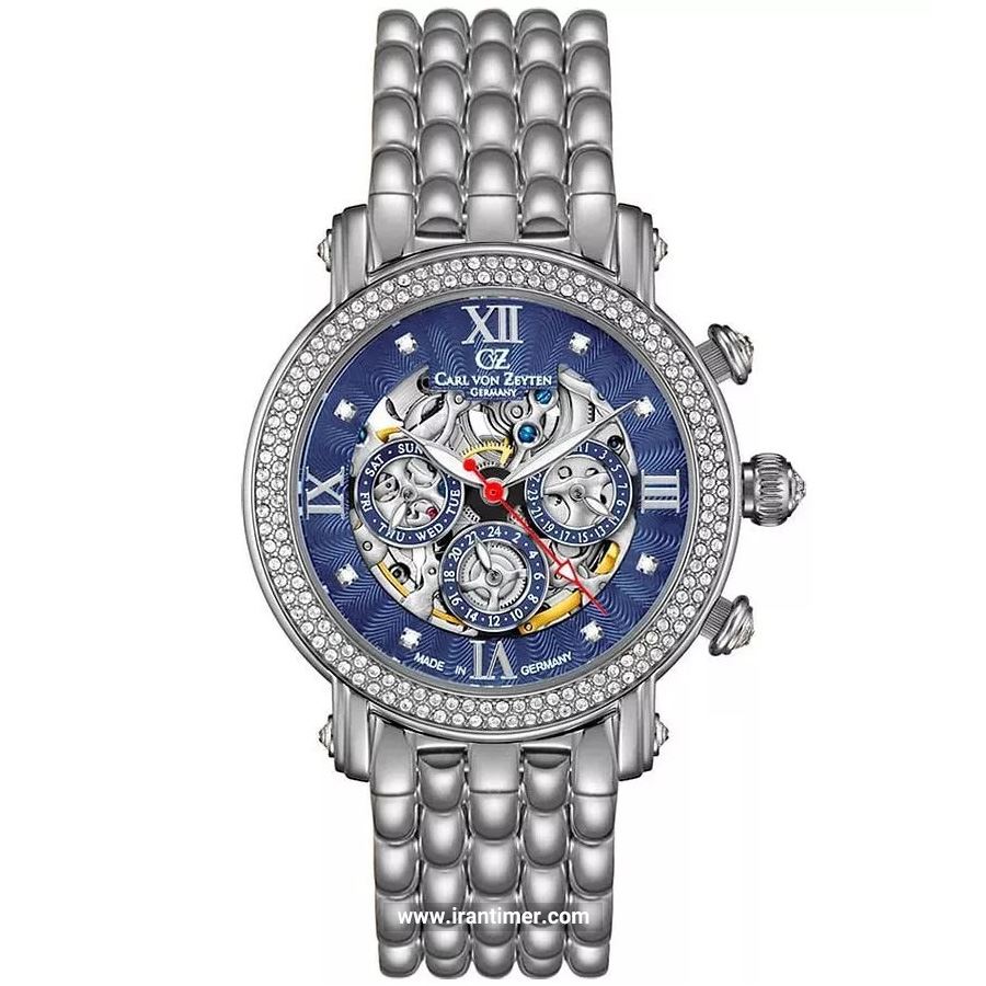 قیمت و خرید ساعت مچی زنانه کارل ون زیتن(CARL VON ZEYTEN) مدل CVZ0062BLMS فشن | اورجینال و اصلی
