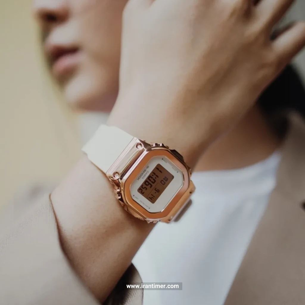 قیمت و خرید ساعت مچی زنانه کاسیو (CASIO) جی شاک مدل GM-S5600PG-4DR اسپرت | اورجینال و اصلی