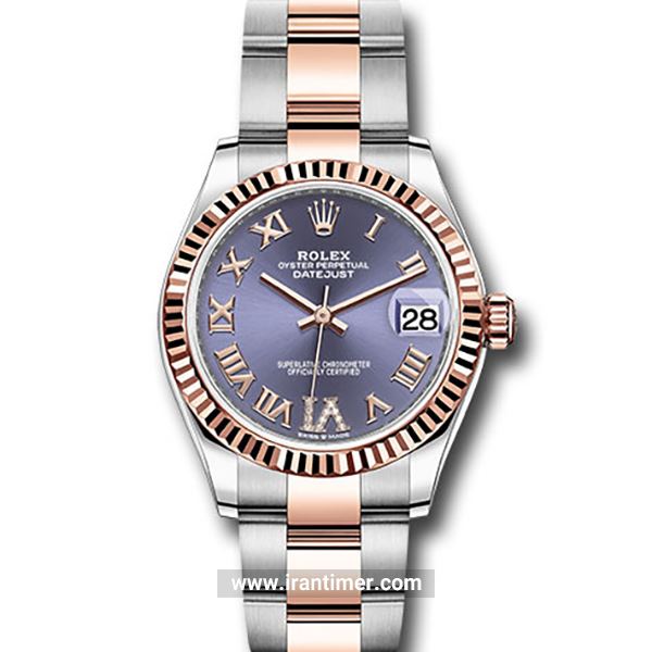 قیمت و خرید ساعت مچی زنانه رولکس(Rolex) مدل 278271 AUBDR6O DARK PURPLE کلاسیک | اورجینال و اصلی