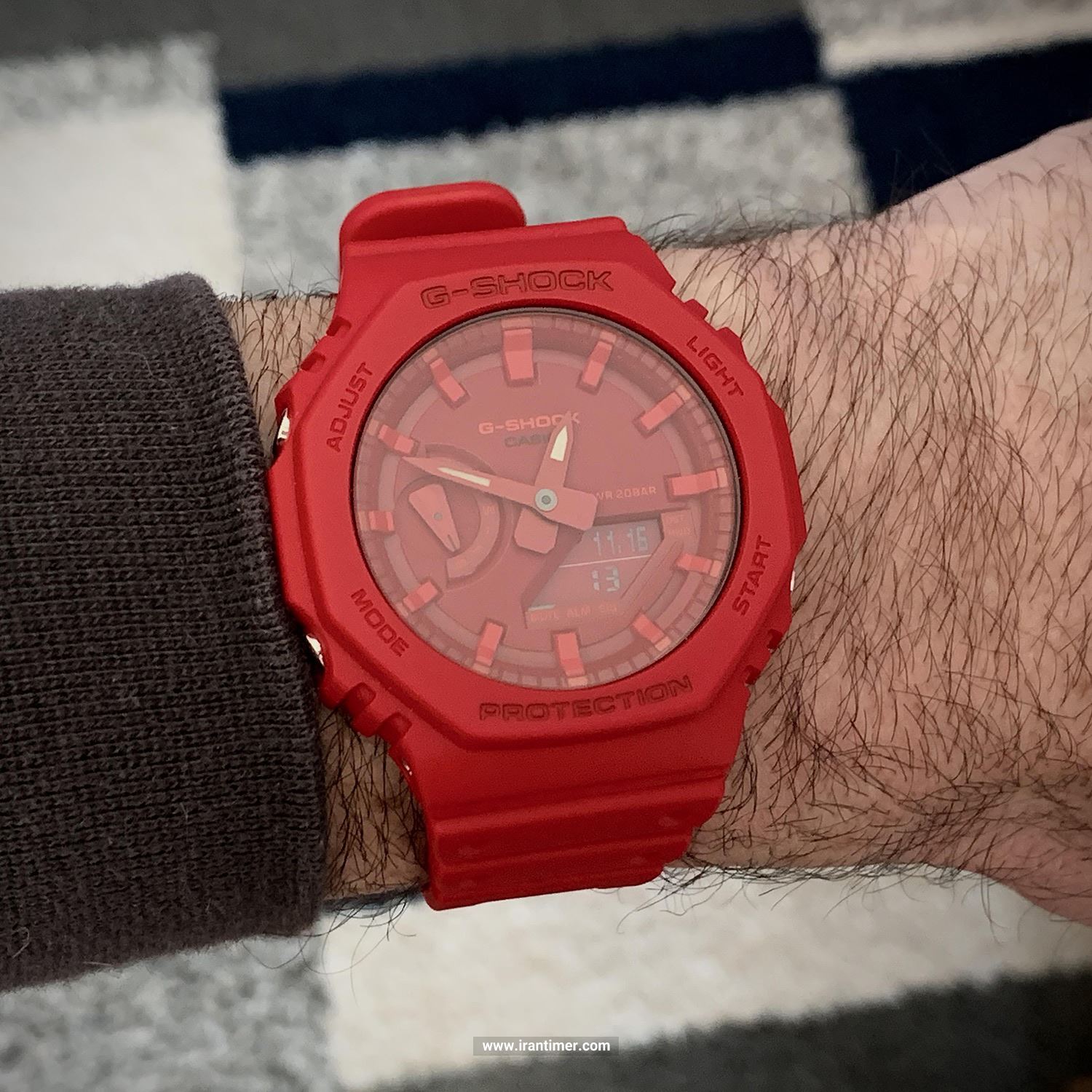 قیمت و خرید ساعت مچی مردانه کاسیو (CASIO) جی شاک مدل GA-2100-4ADR اسپرت | اورجینال و اصلی