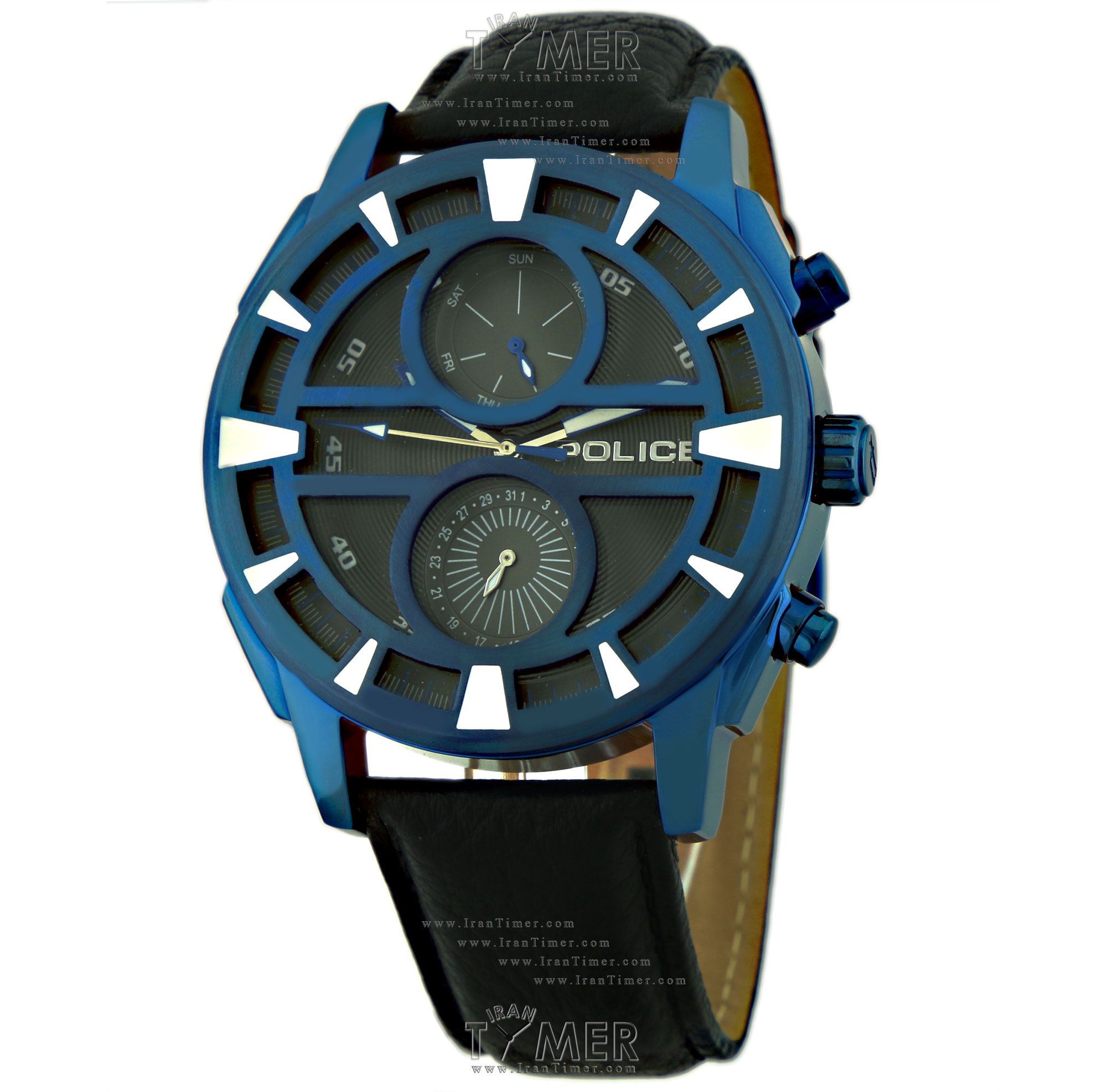 قیمت و خرید ساعت مچی مردانه پلیس(POLICE) مدل P14338JSBL-61 کلاسیک | اورجینال و اصلی
