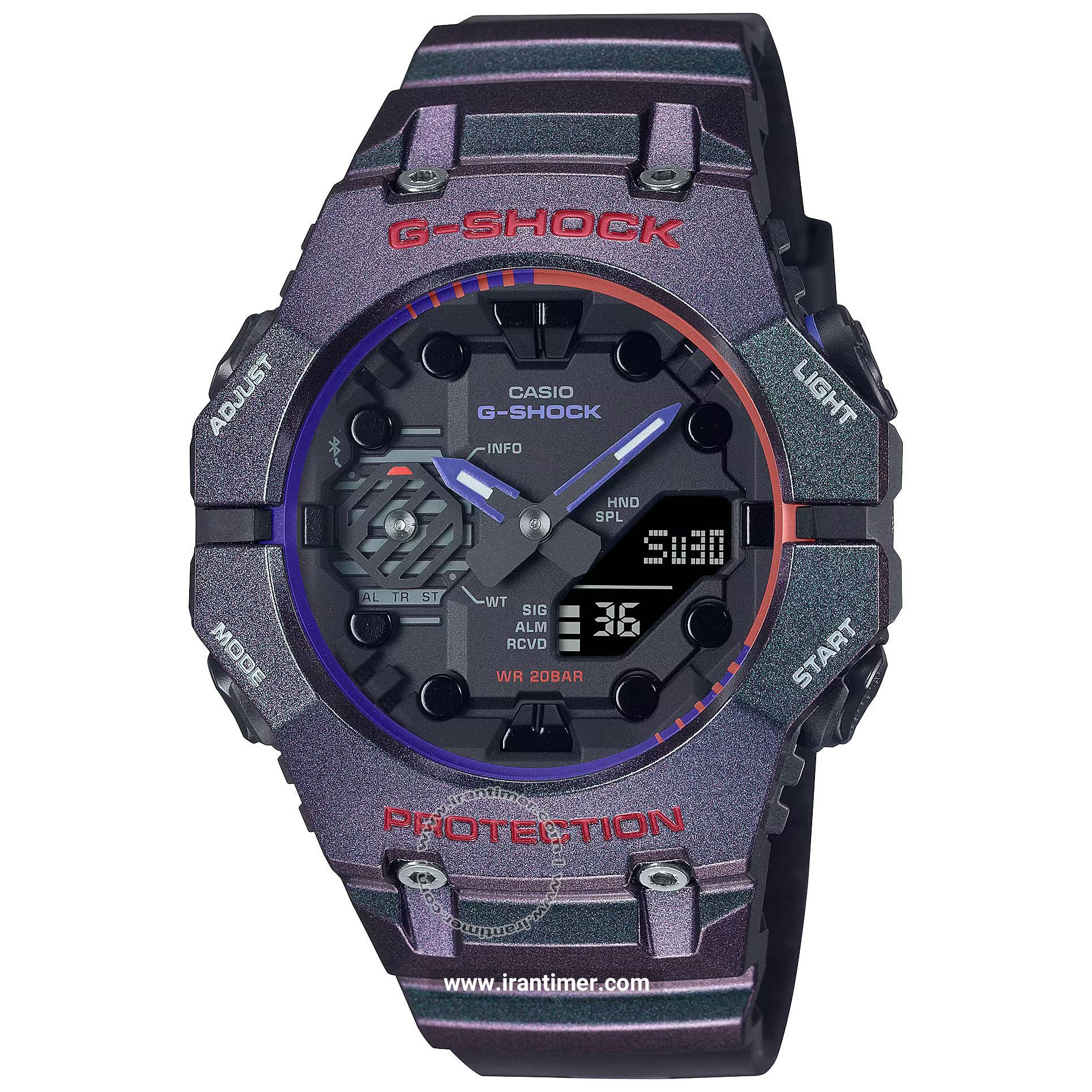 قیمت و خرید ساعت مچی مردانه کاسیو (CASIO) جی شاک مدل GA-B001AH-6A اسپرت | اورجینال و اصلی