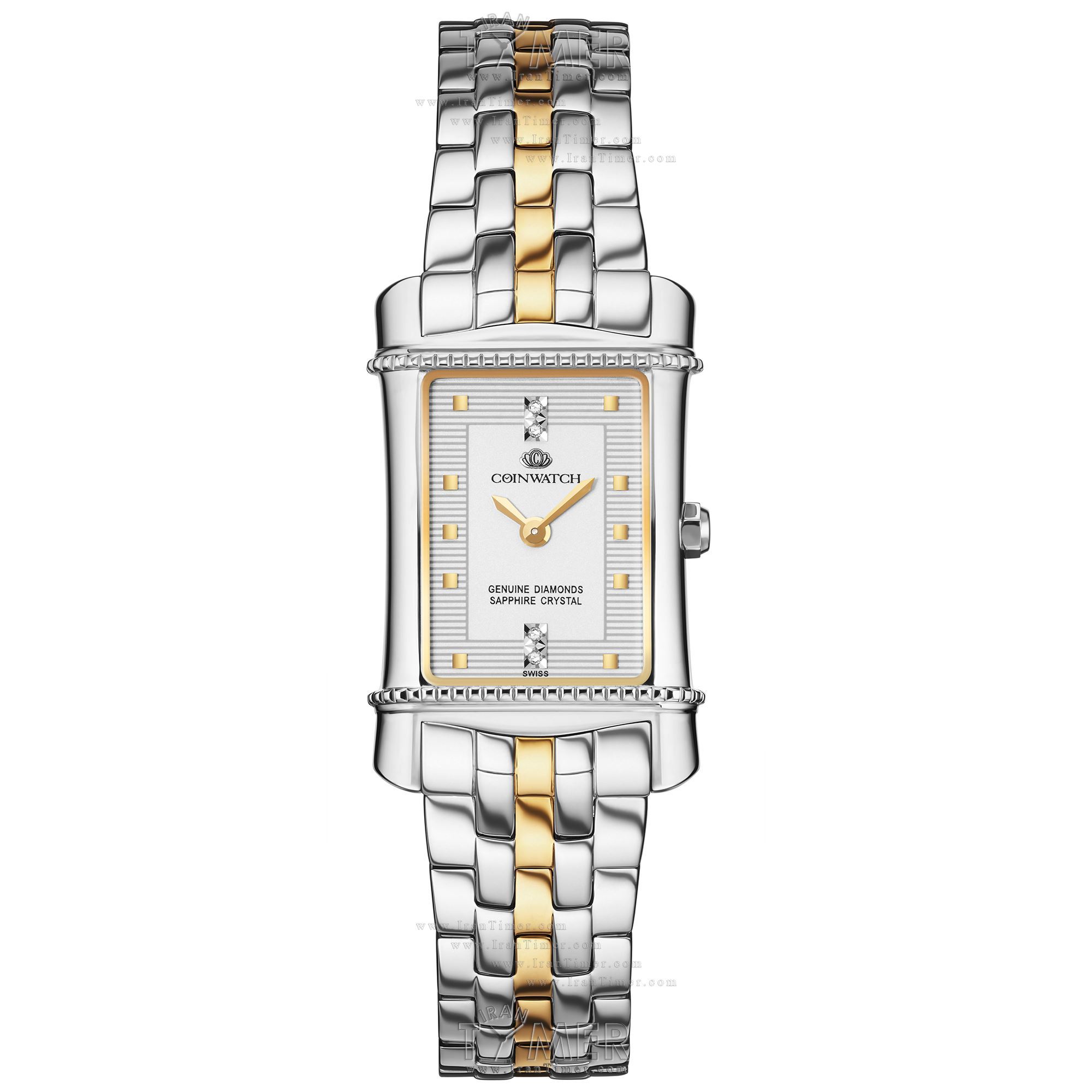 قیمت و خرید ساعت مچی زنانه کوین واچ(COINWATCH) مدل C164TWH کلاسیک | اورجینال و اصلی