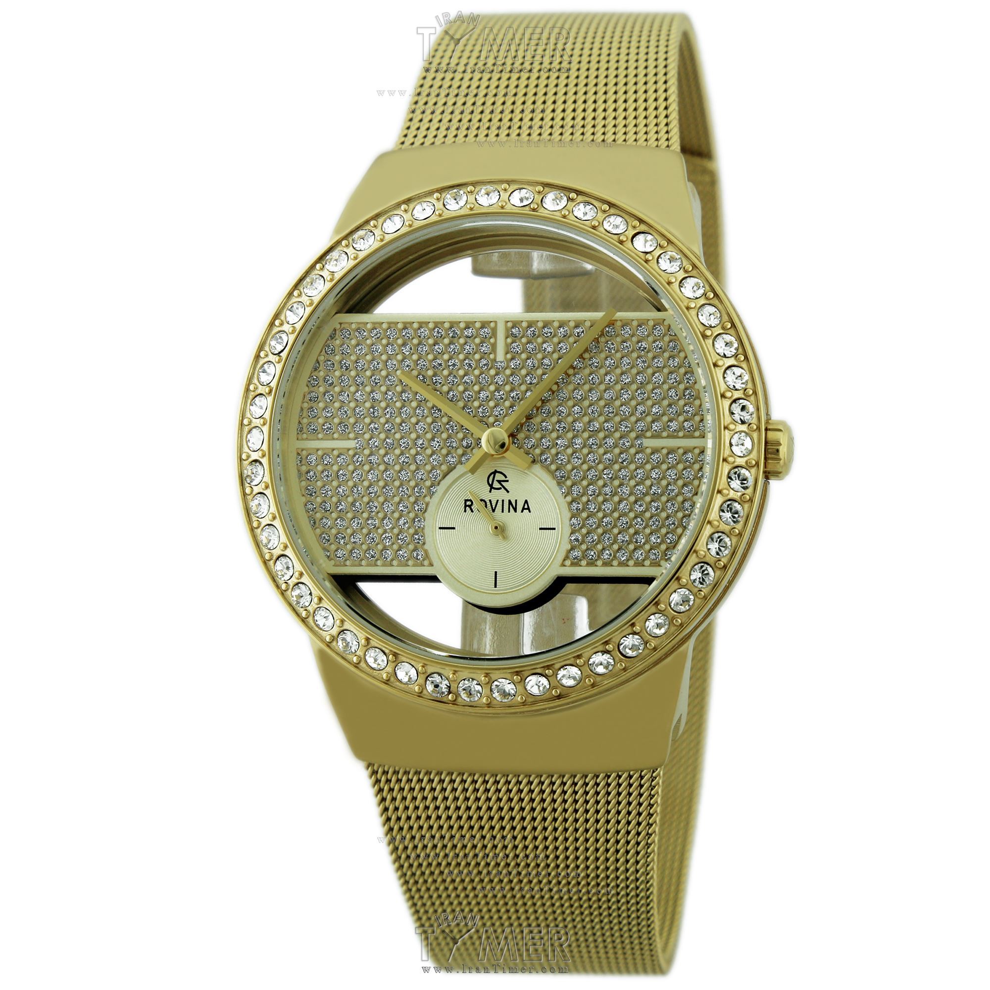 قیمت و خرید ساعت مچی زنانه رُوینا(ROVINA) مدل 72115L3BW کلاسیک فشن | اورجینال و اصلی