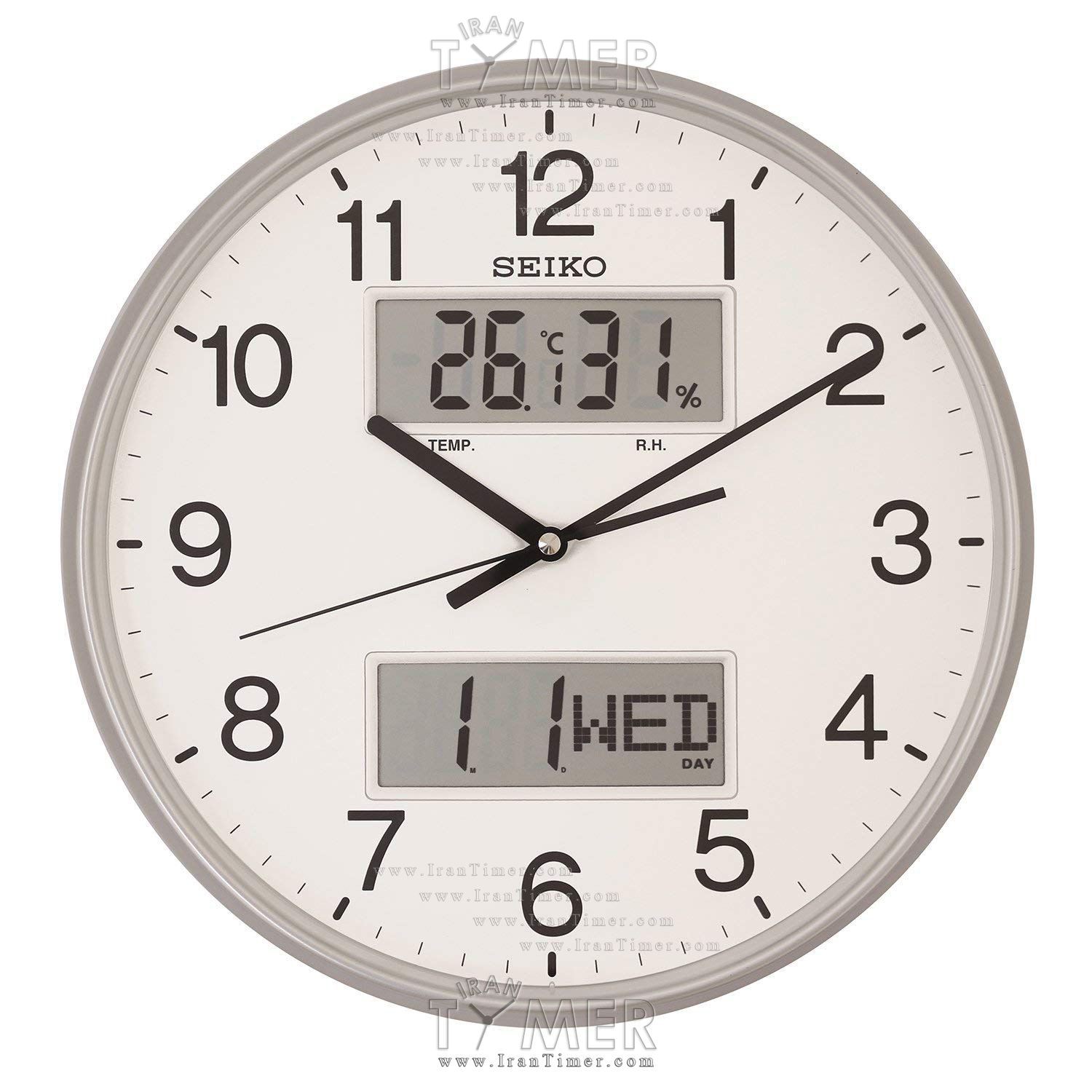 قیمت و خرید ساعت مچی سیکو دیواری(OCLOCK SEIKO) مدل QXL013S | اورجینال و اصلی