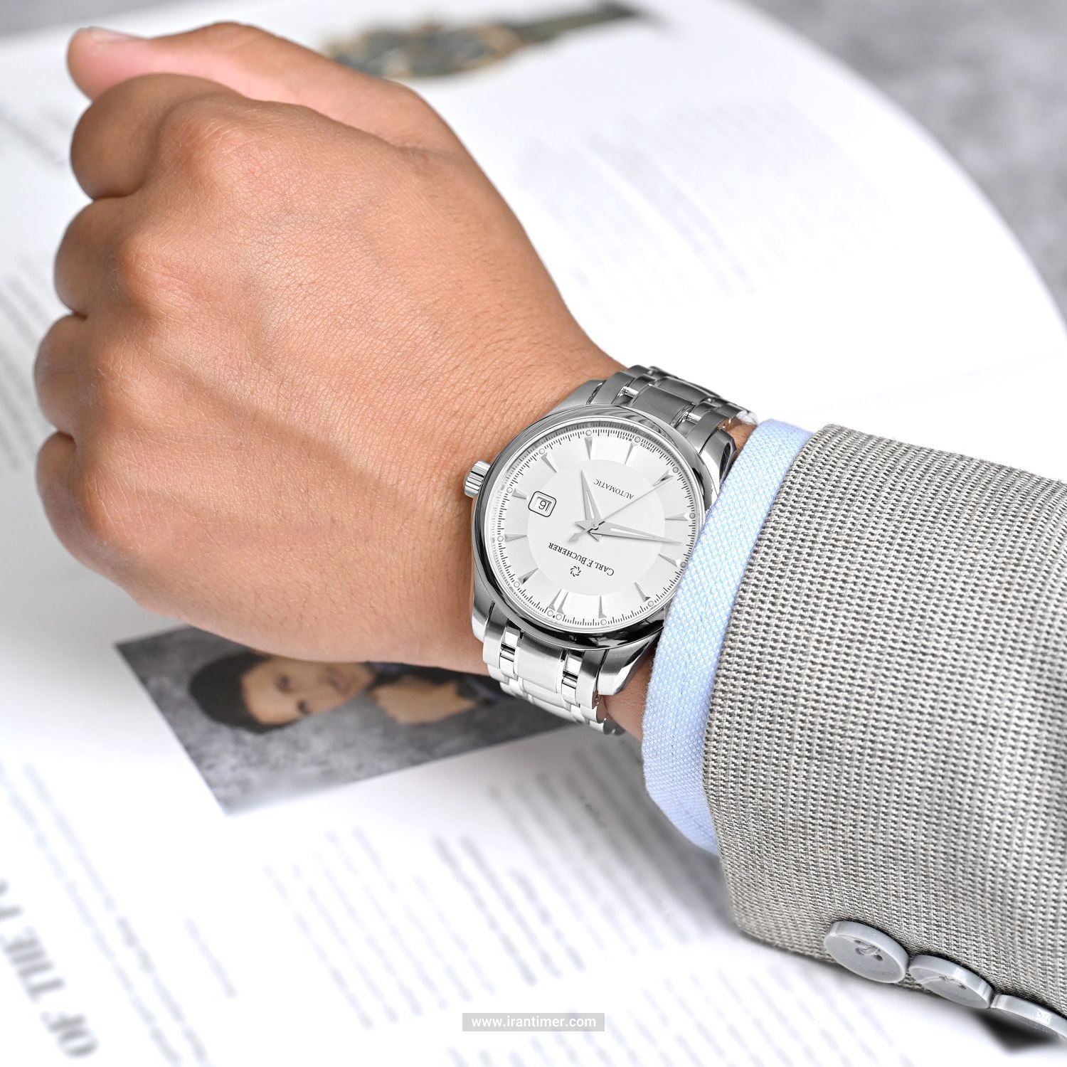 قیمت و خرید ساعت مچی مردانه کارل اف بوشرر(Carl F. Bucherer) مدل 00.10915.08.13.21 کلاسیک | اورجینال و اصلی