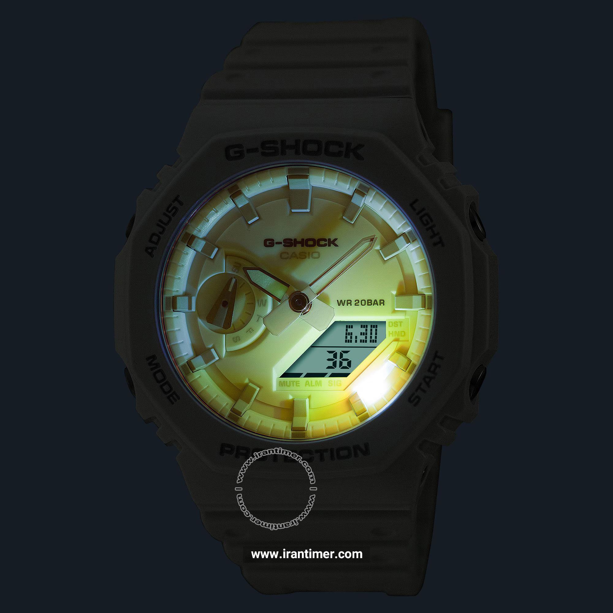 قیمت و خرید ساعت مچی مردانه کاسیو (CASIO) مدل GA-2100TL-7ADR اسپرت | اورجینال و اصلی