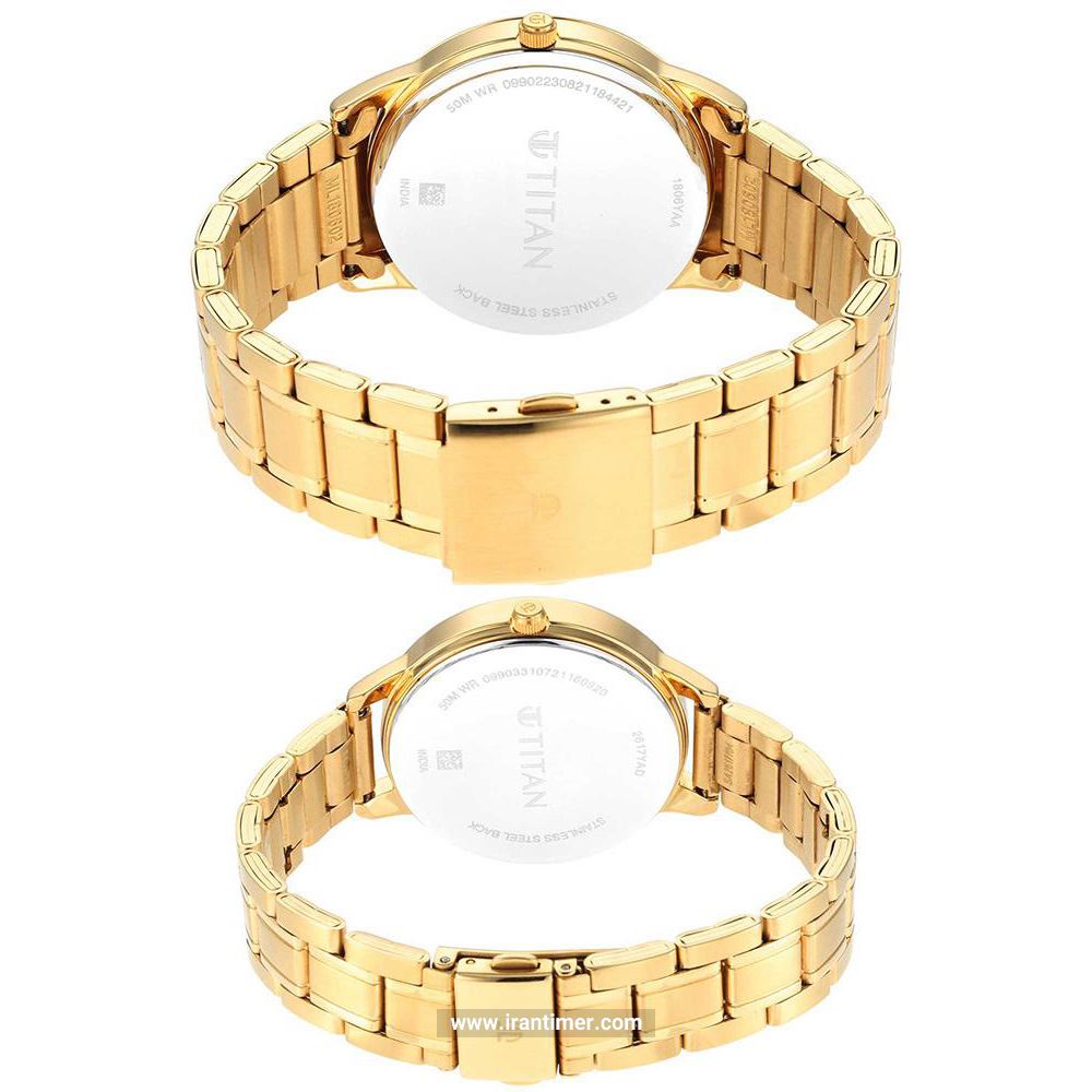 قیمت و خرید ساعت مچی مردانه زنانه تایتِن(TITAN) مدل T18062617YM01 کلاسیک | اورجینال و اصلی