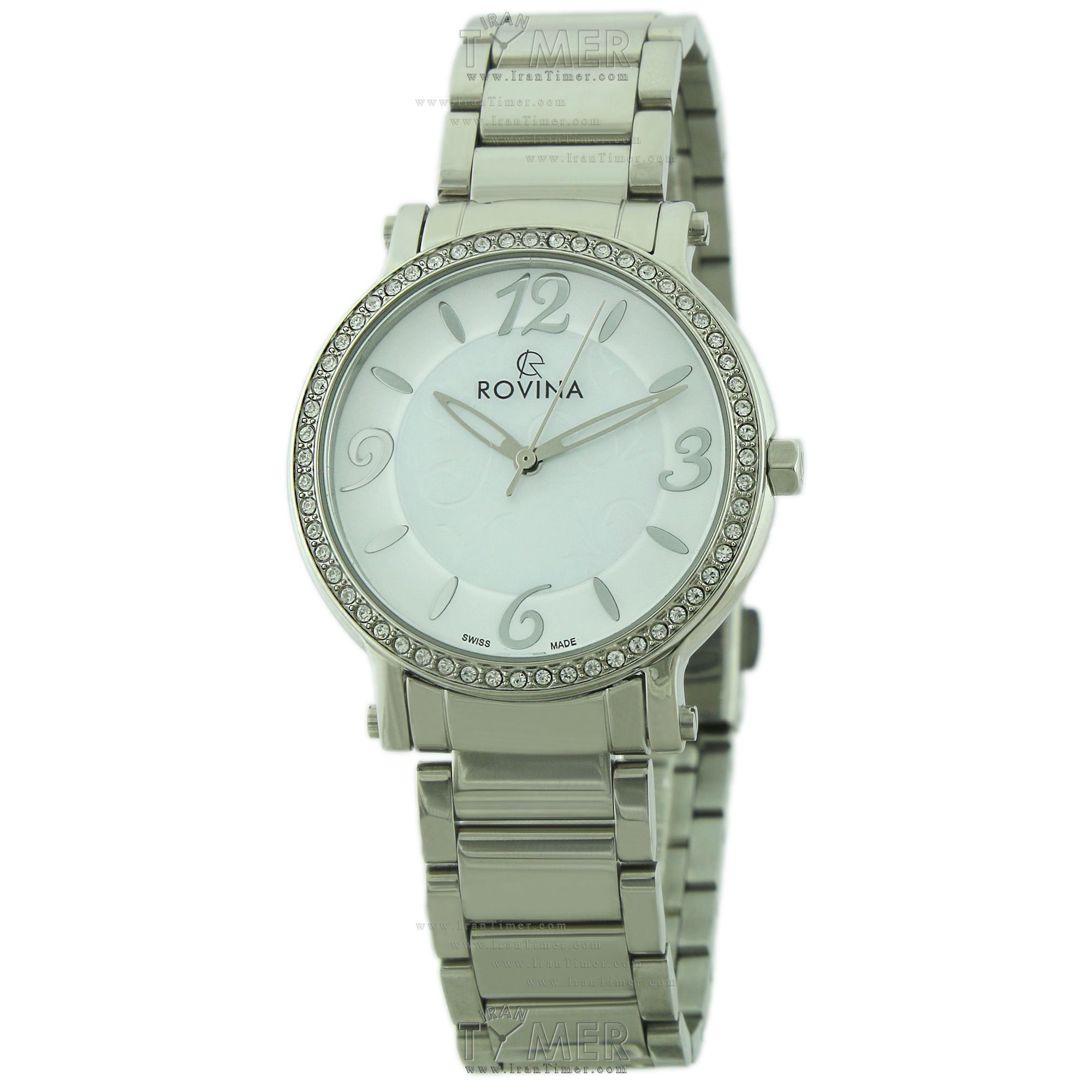 قیمت و خرید ساعت مچی زنانه رُوینا(ROVINA) مدل 51165L1BW کلاسیک | اورجینال و اصلی