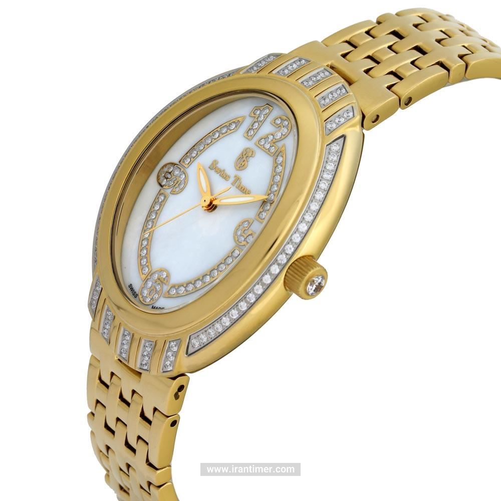 قیمت و خرید ساعت مچی زنانه سوئیس تایم(SWISS TIME) مدل ST 575-GP فشن | اورجینال و اصلی