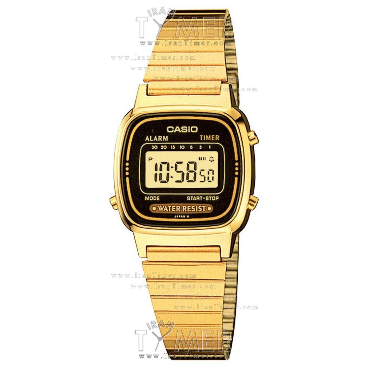 قیمت و خرید ساعت مچی زنانه کاسیو (CASIO) جنرال مدل LA670WGA-1DF کلاسیک | اورجینال و اصلی