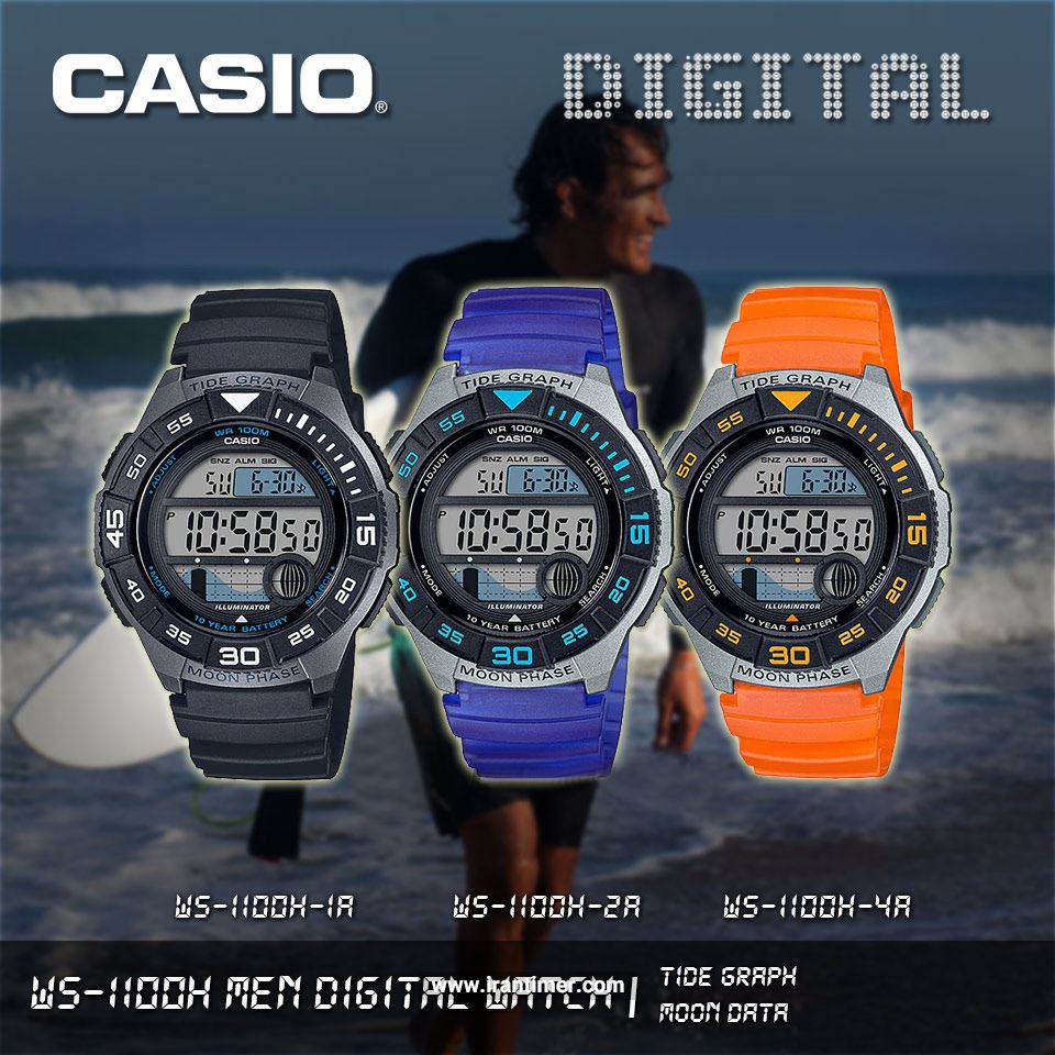 قیمت و خرید ساعت مچی مردانه کاسیو (CASIO) جنرال مدل WS-1100H-2AVDF اسپرت | اورجینال و اصلی