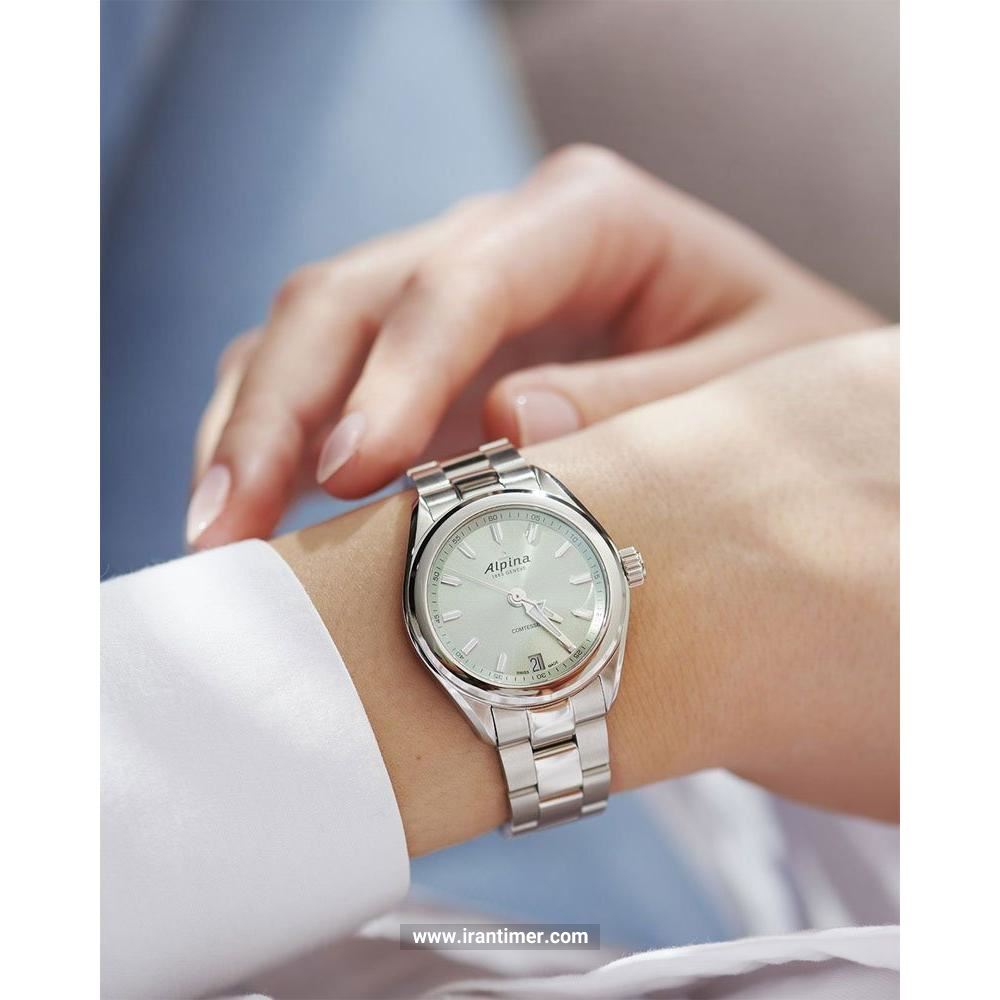 قیمت و خرید ساعت مچی زنانه آلپینا(ALPINA) مدل AL-240LGR2C6B کلاسیک | اورجینال و اصلی