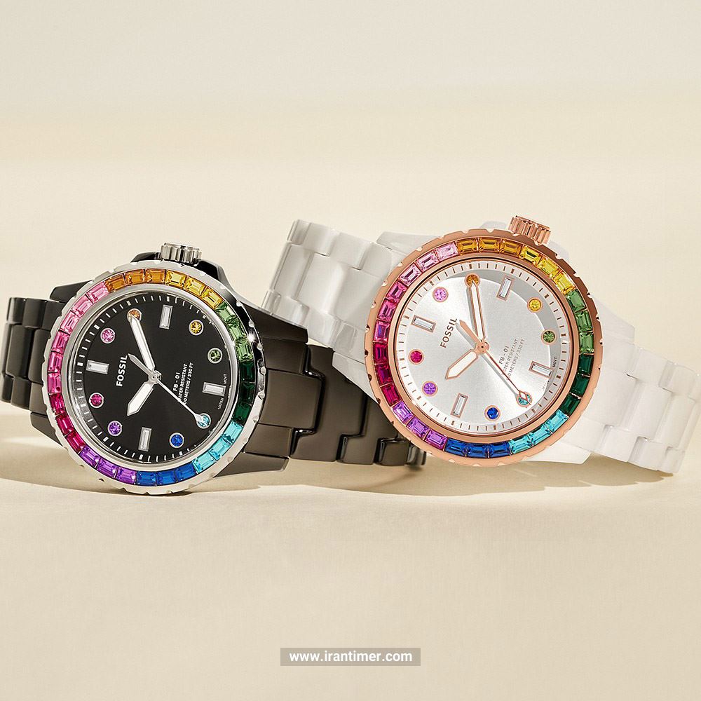 قیمت و خرید ساعت مچی زنانه فسیل(FOSSIL) مدل CE1129 فشن | اورجینال و اصلی