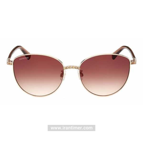 قیمت و خرید عینک آفتابی زنانه فشن (SWAROVSKI) مدل SK 0344-H 28F 59 | اورجینال و اصلی