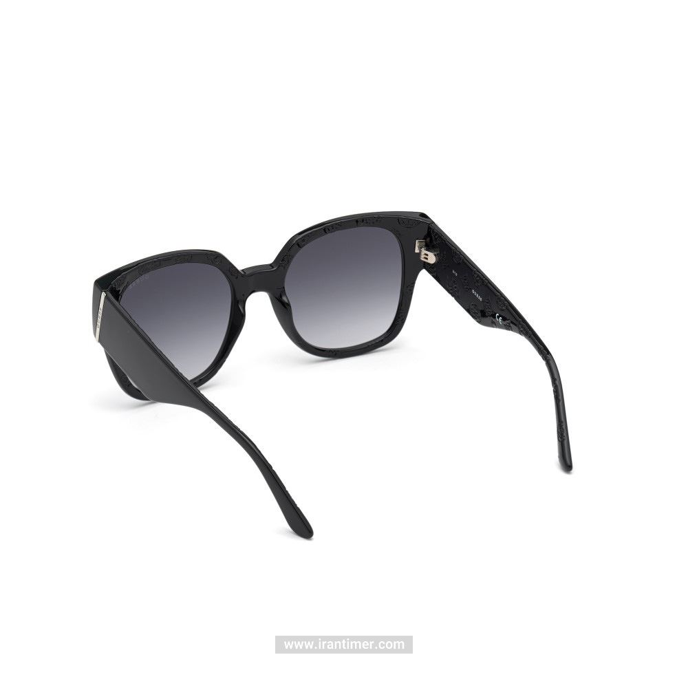 قیمت و خرید عینک آفتابی زنانه کلاسیک (guess) مدل GU S 7727 01B 55 | اورجینال و اصلی