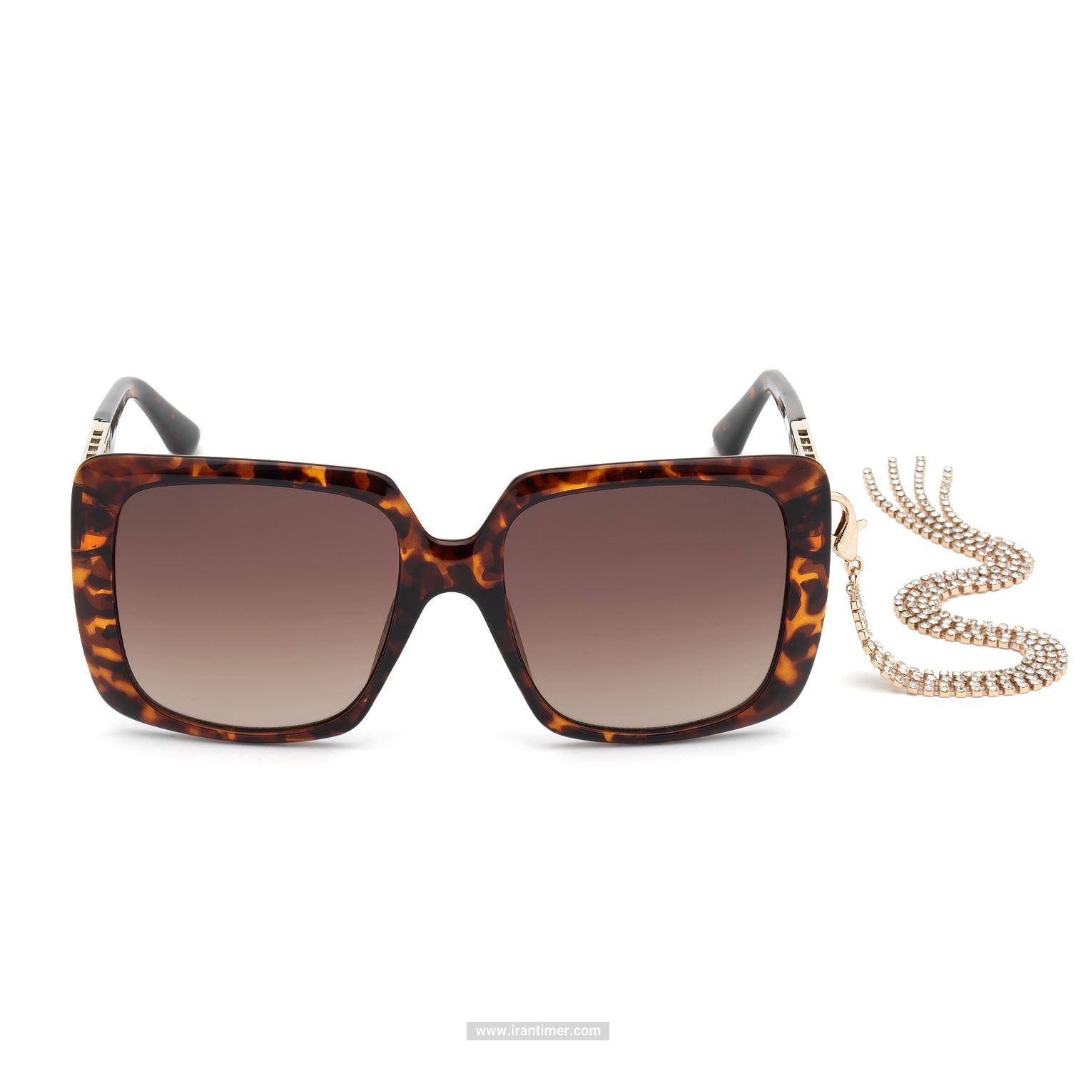 قیمت و خرید عینک آفتابی زنانه فشن (guess) مدل GU 7689 52F 55 | اورجینال و اصلی