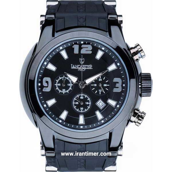 قیمت و خرید ساعت مچی مردانه لنکستر(LANCASTER) مدل 548BKNRSLNR اسپرت | اورجینال و اصلی