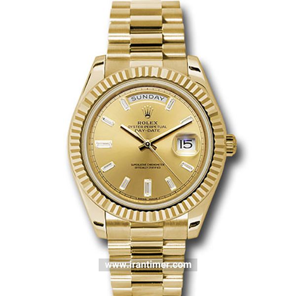 قیمت و خرید ساعت مچی مردانه رولکس(Rolex) مدل 228238 chbdp Gold کلاسیک | اورجینال و اصلی