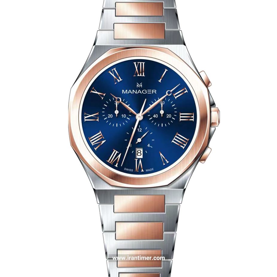 قیمت و خرید ساعت مچی مردانه منیجر(MANAGER) مدل MAN-RS-218-BRM کلاسیک | اورجینال و اصلی