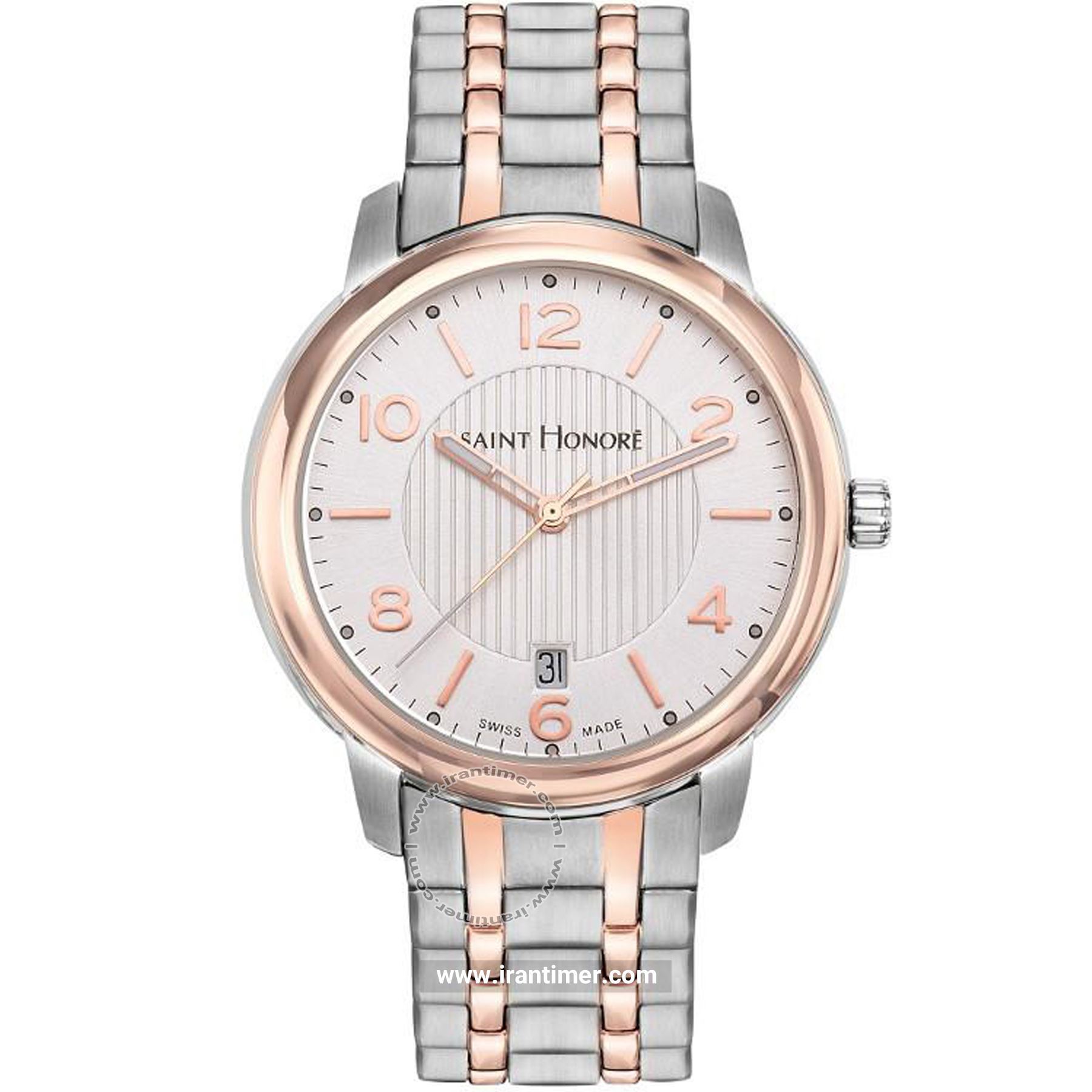قیمت و خرید ساعت مچی مردانه سانتا نوره (SAINT HONORE) مدل 861140 6ABFR کلاسیک | اورجینال و اصلی