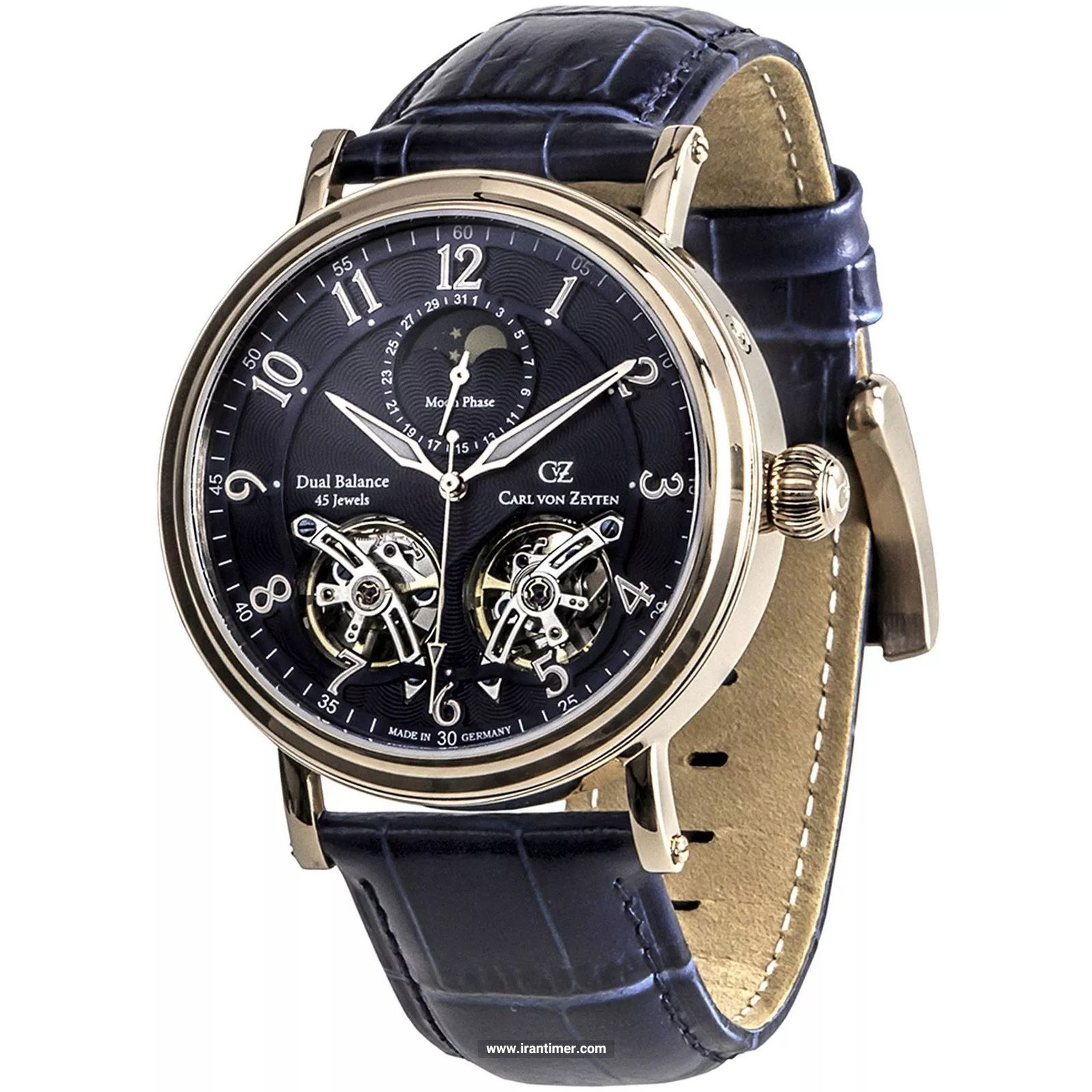 قیمت و خرید ساعت مچی مردانه کارل ون زیتن(CARL VON ZEYTEN) مدل CVZ0054RBLS کلاسیک | اورجینال و اصلی