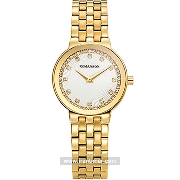 قیمت و خرید ساعت مچی زنانه رومانسون(ROMANSON) مدل RM2B73QLGGA11G-W فشن | اورجینال و اصلی