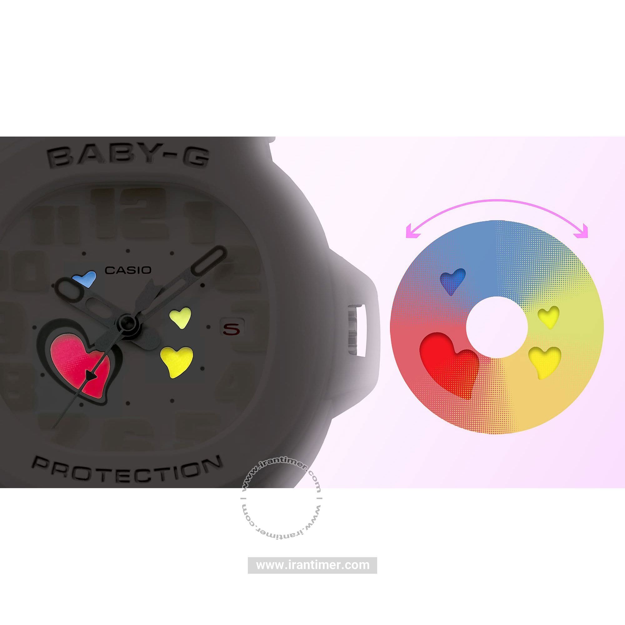 قیمت و خرید ساعت مچی کاسیو (CASIO) بیبی جی مدل BGA-10-7A اسپرت | اورجینال و اصلی