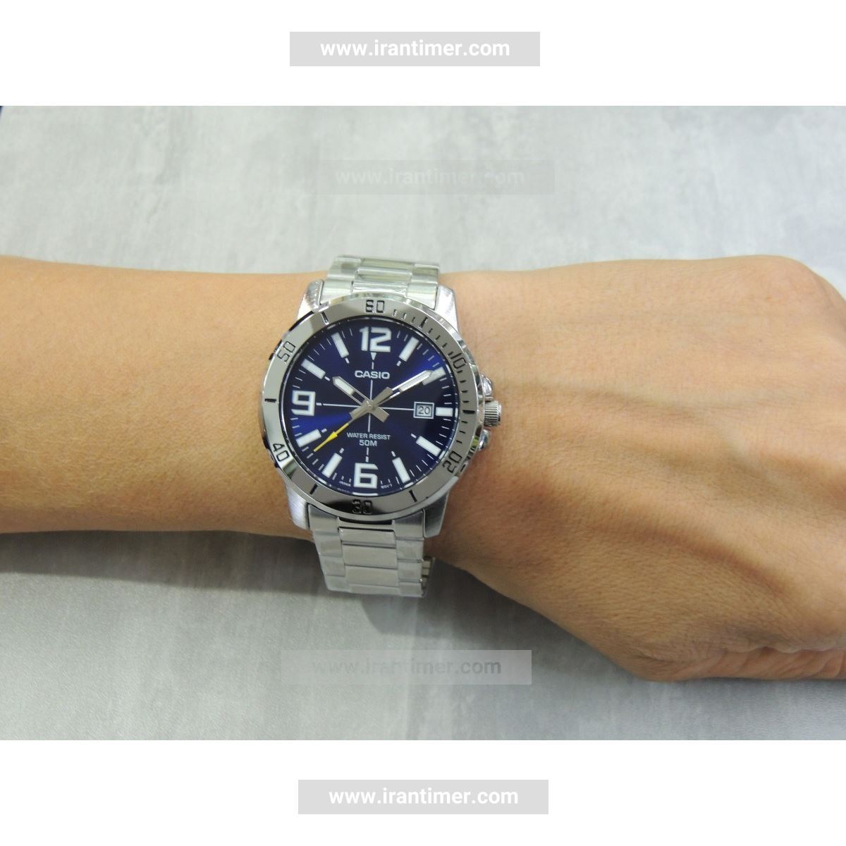 قیمت و خرید ساعت مچی مردانه کاسیو (CASIO) جنرال مدل MTP-VD01D-2BVUDF کلاسیک | اورجینال و اصلی