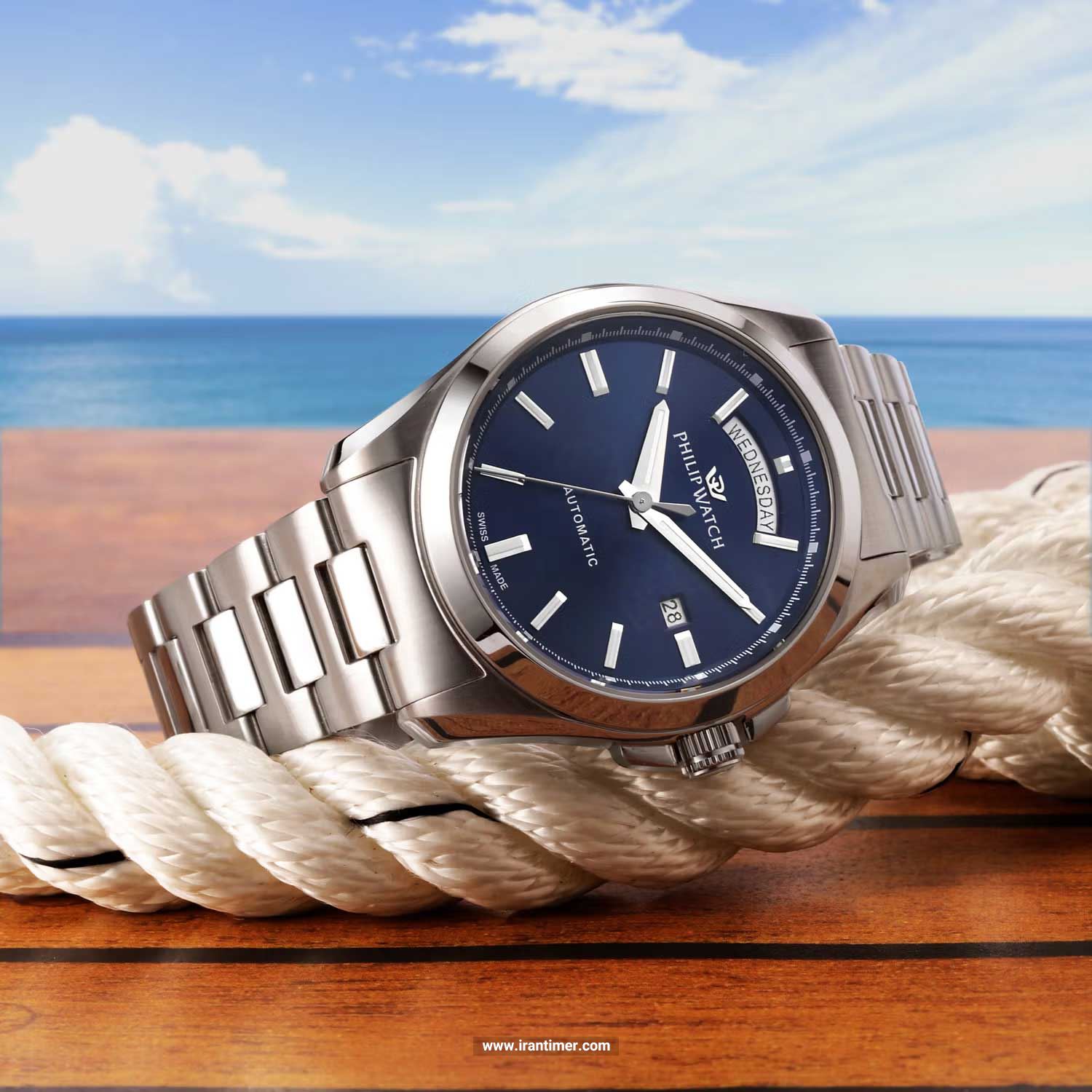 قیمت و خرید ساعت مچی مردانه فلیپ واچ(Philip Watch) مدل R8223218005 کلاسیک | اورجینال و اصلی