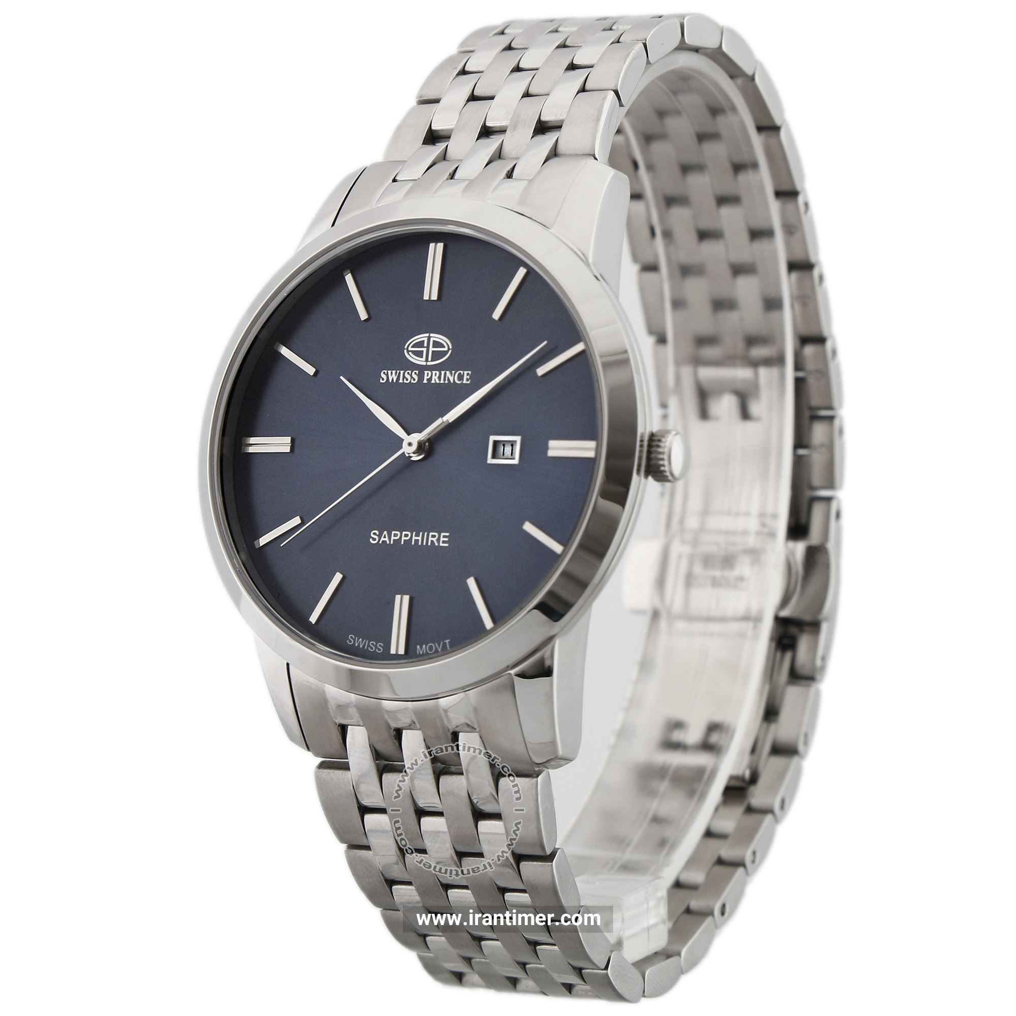 قیمت و خرید ساعت مچی مردانه سوئیس پرنس(Swiss Prince) مدل 2001G-MEN-DARK-BLUE کلاسیک | اورجینال و اصلی
