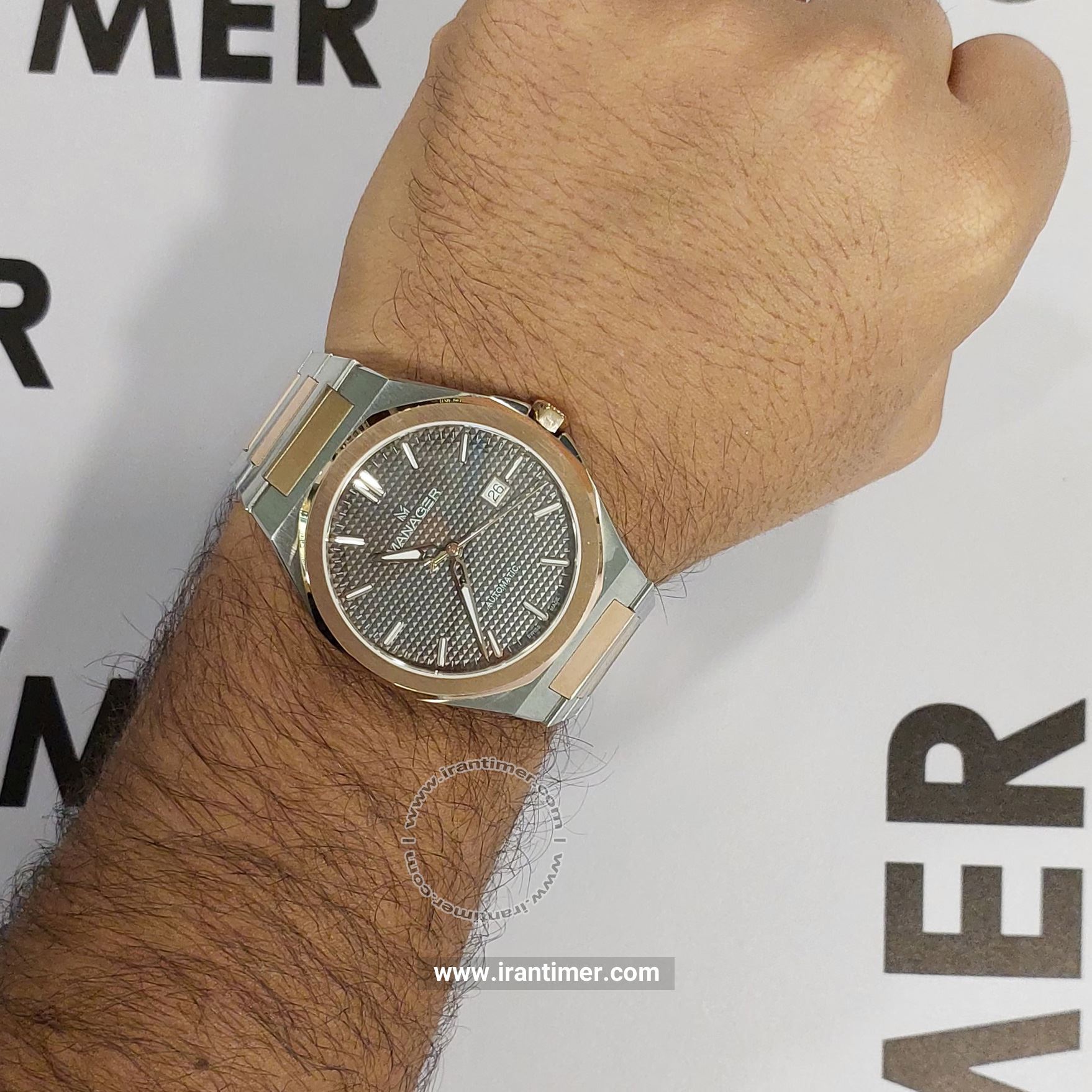 قیمت و خرید ساعت مچی مردانه منیجر(MANAGER) مدل MAN-RA-115-BRM کلاسیک | اورجینال و اصلی