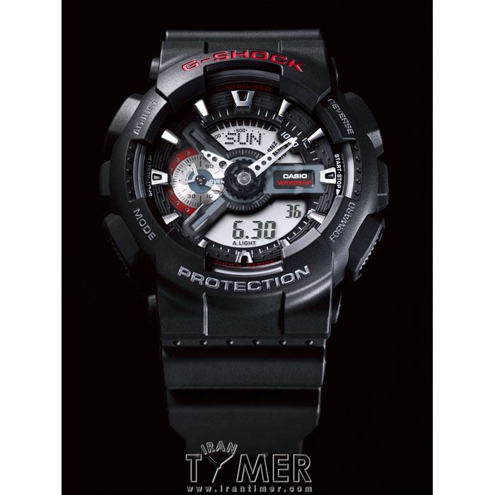 قیمت و خرید ساعت مچی مردانه کاسیو (CASIO) جی شاک مدل GA-110-1A اسپرت | اورجینال و اصلی