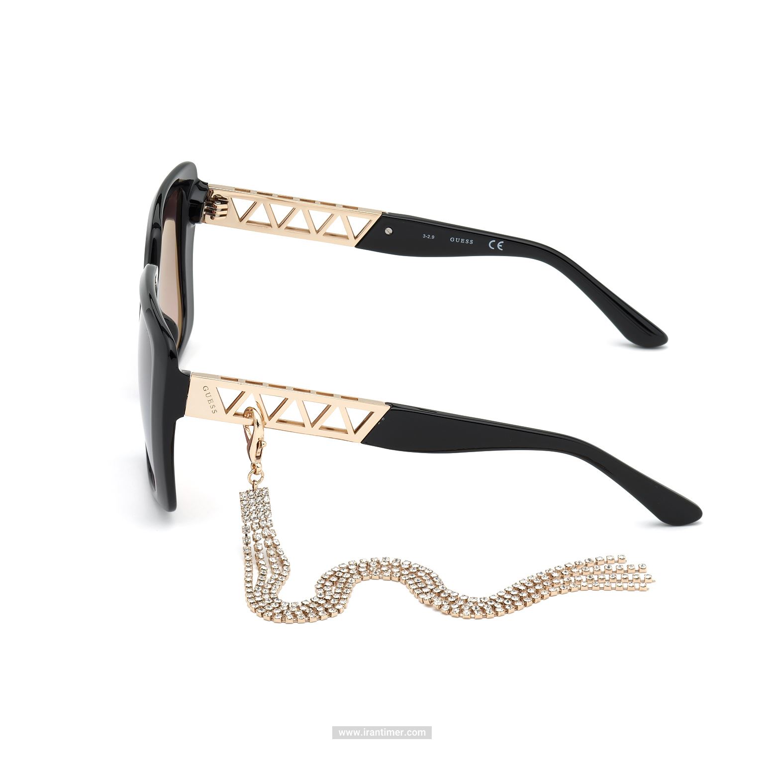 قیمت و خرید عینک آفتابی زنانه فشن (guess) مدل GU 7689 01T 55 | اورجینال و اصلی