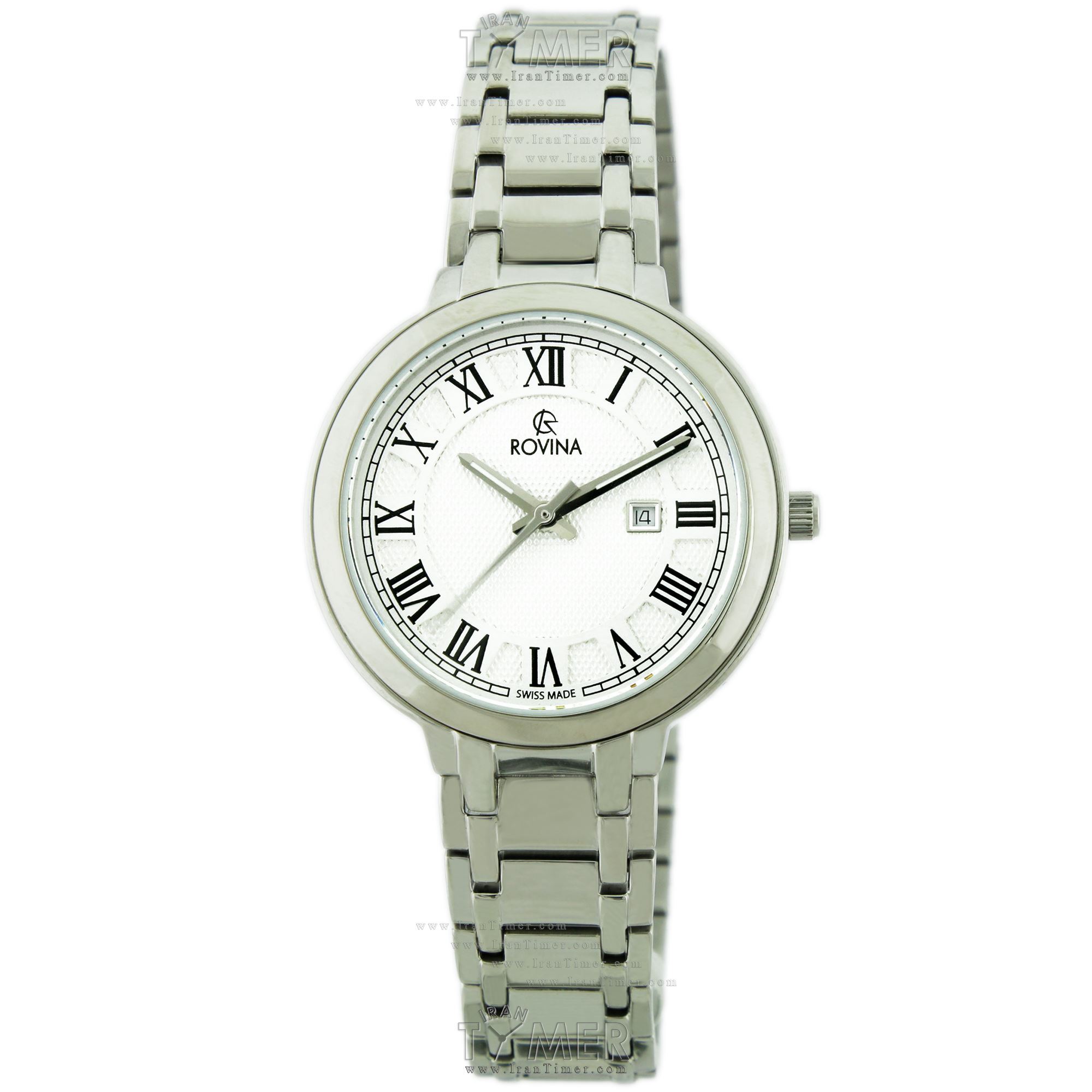 قیمت و خرید ساعت مچی زنانه رُوینا(ROVINA) مدل 55129L1BW کلاسیک | اورجینال و اصلی
