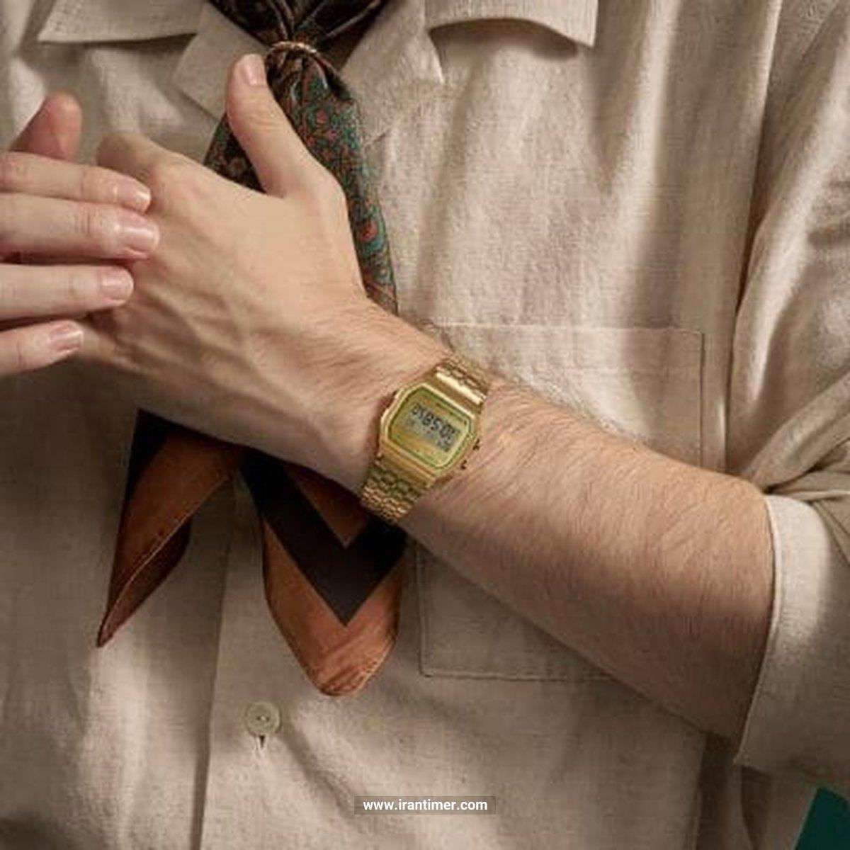 قیمت و خرید ساعت مچی مردانه زنانه کاسیو (CASIO) مدل A158WEGV-9ADF اسپرت | اورجینال و اصلی