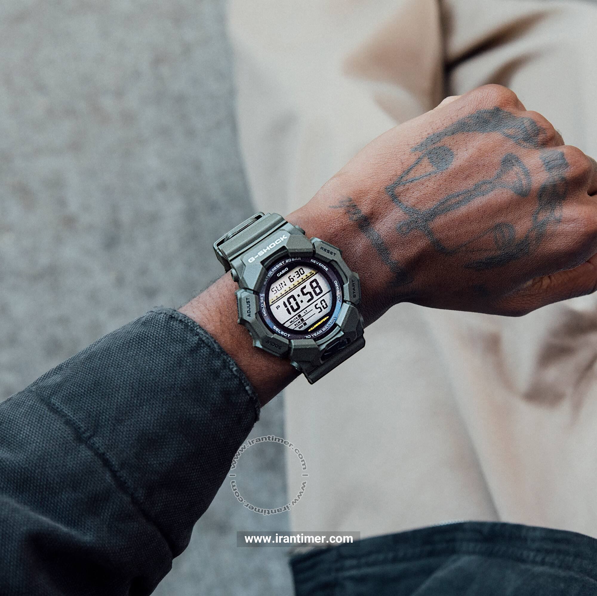 قیمت و خرید ساعت مچی مردانه کاسیو (CASIO) جی شاک مدل GD-010-3DR اسپرت | اورجینال و اصلی