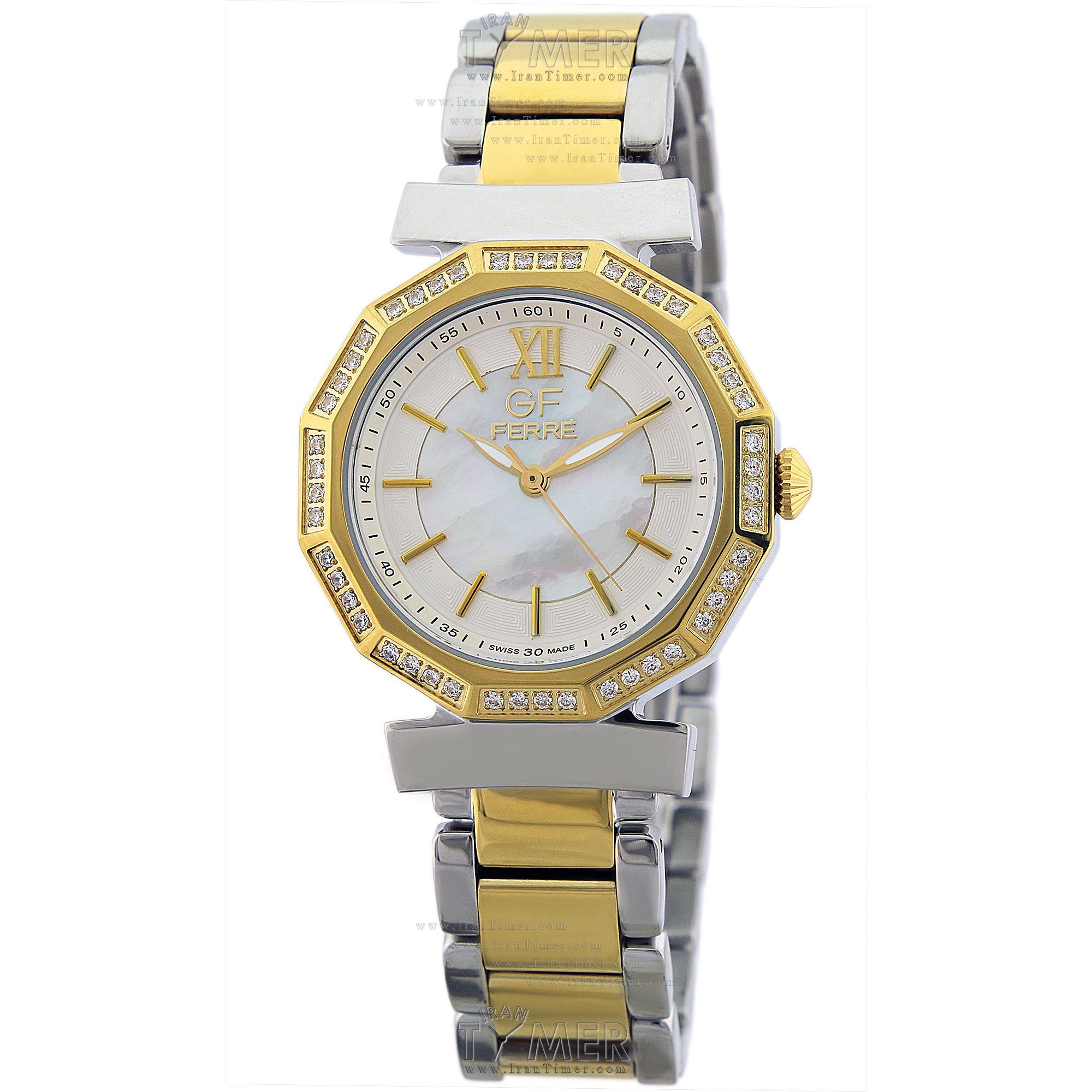قیمت و خرید ساعت مچی زنانه جی اف فره(GF FERRE) مدل GF.TG10755.1.6 فشن | اورجینال و اصلی