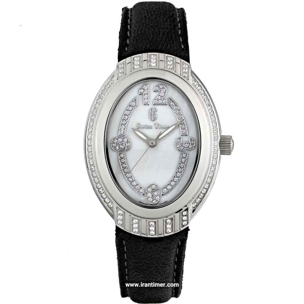 قیمت و خرید ساعت مچی زنانه سوئیس تایم(SWISS TIME) مدل ST 575-SSBlk فشن | اورجینال و اصلی
