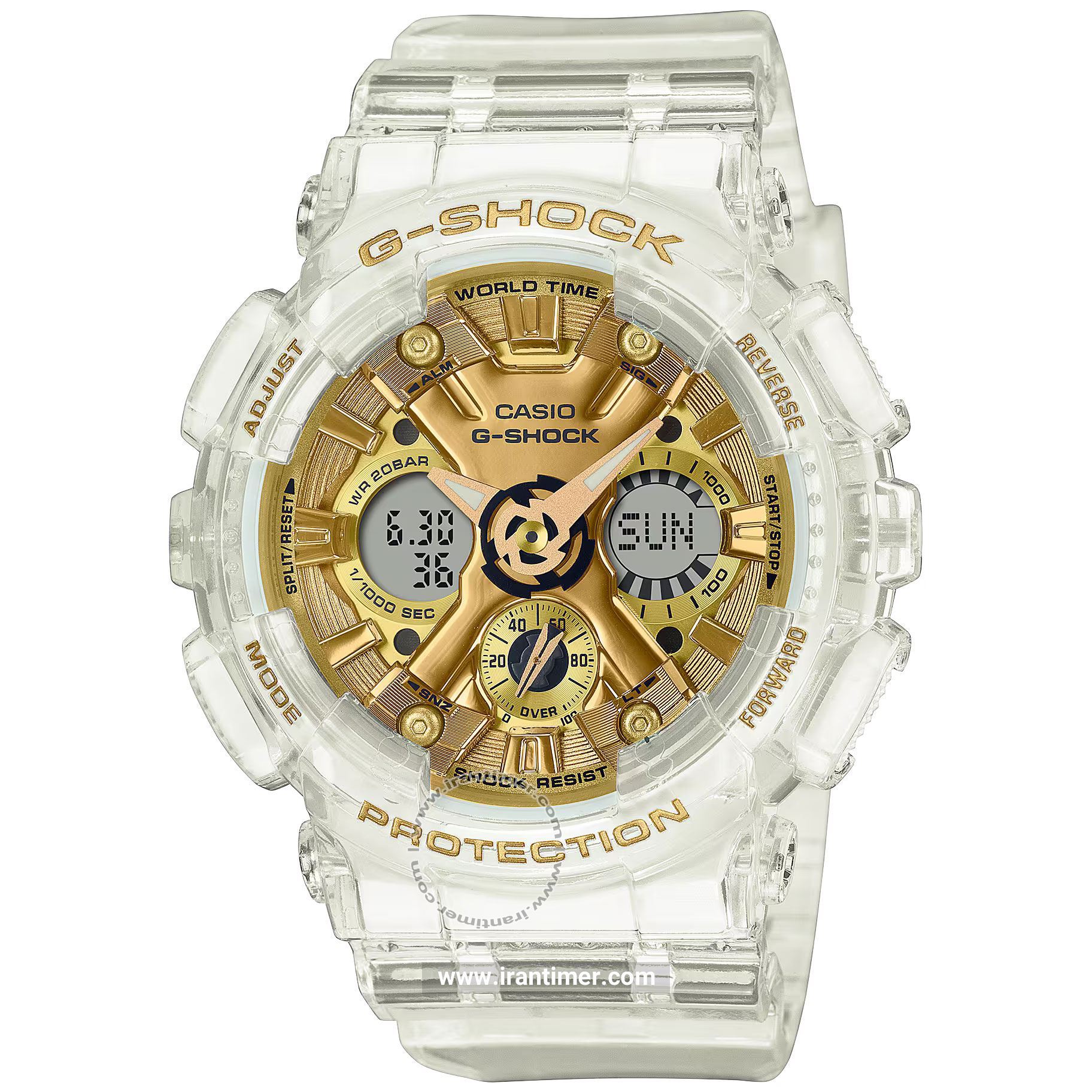 قیمت و خرید ساعت مچی زنانه کاسیو (CASIO) مدل GMA-S120SG-7ADR اسپرت | اورجینال و اصلی