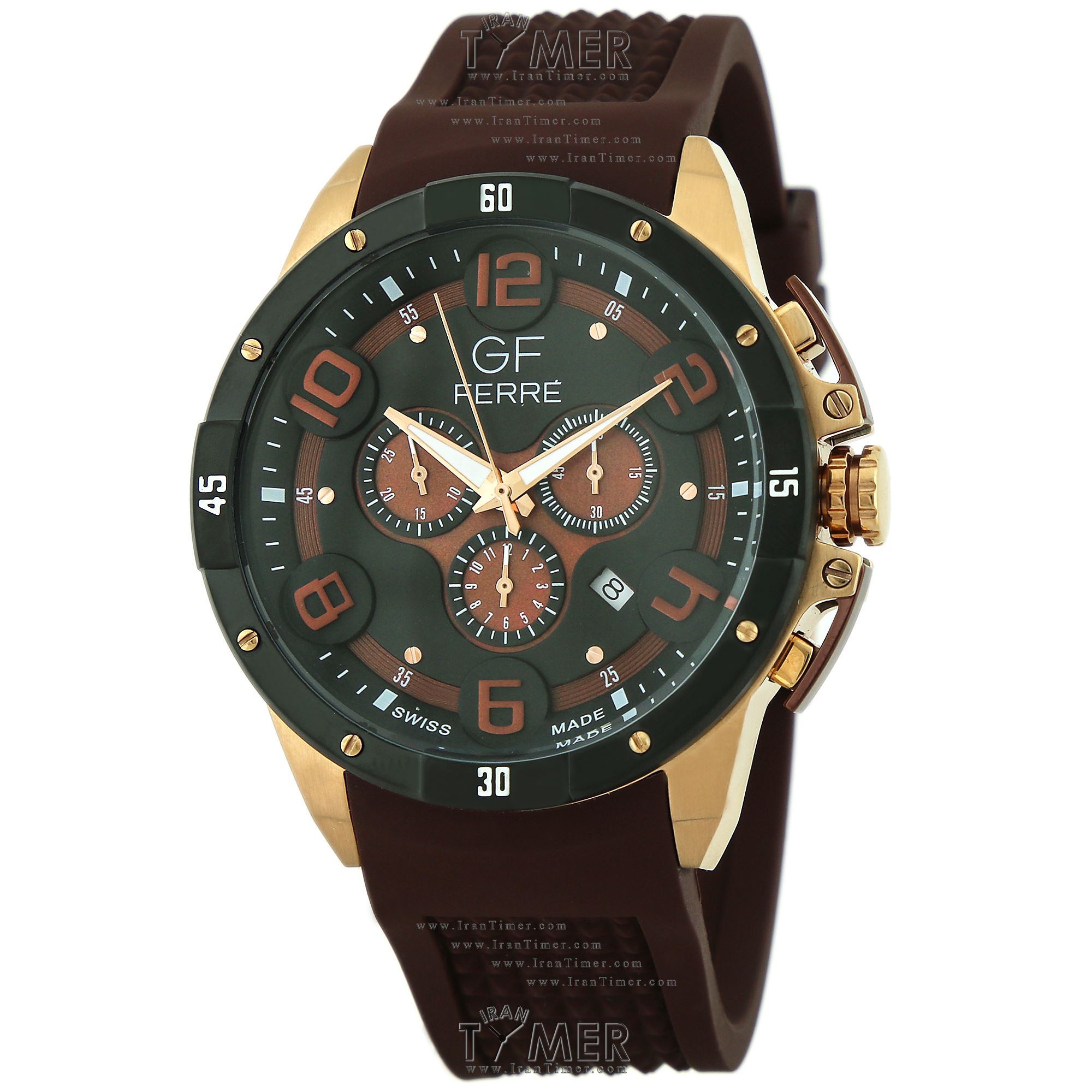 قیمت و خرید ساعت مچی مردانه جی اف فره(GF FERRE) مدل GF.BR12303 اسپرت | اورجینال و اصلی