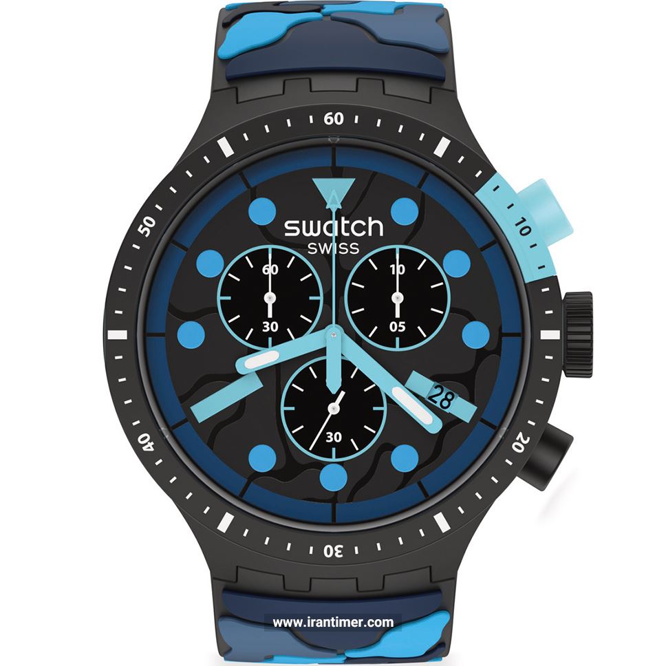 قیمت و خرید ساعت مچی مردانه سواچ(SWATCH) مدل SB02B408 اسپرت | اورجینال و اصلی