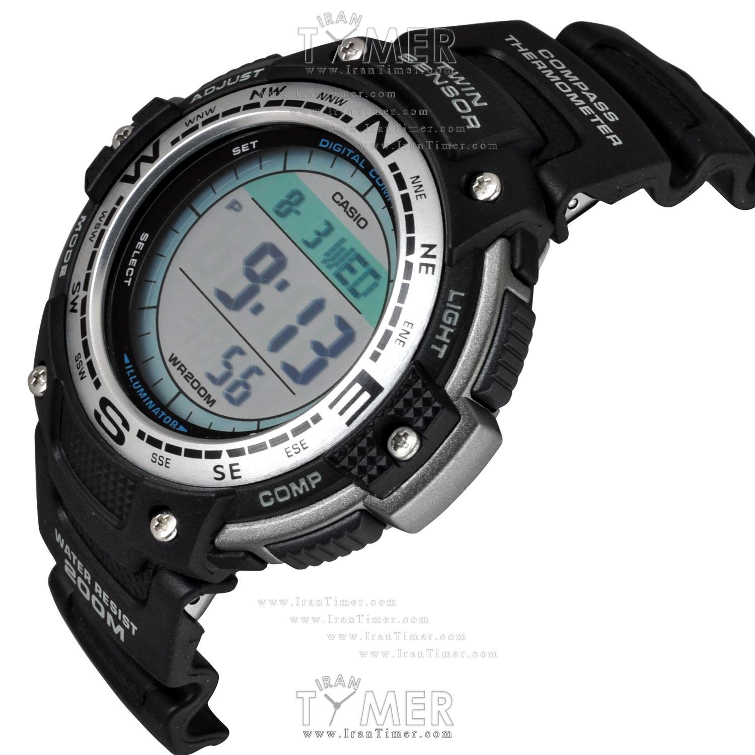 قیمت و خرید ساعت مچی مردانه کاسیو (CASIO) پروترک مدل SGW-100-1VDF اسپرت | اورجینال و اصلی