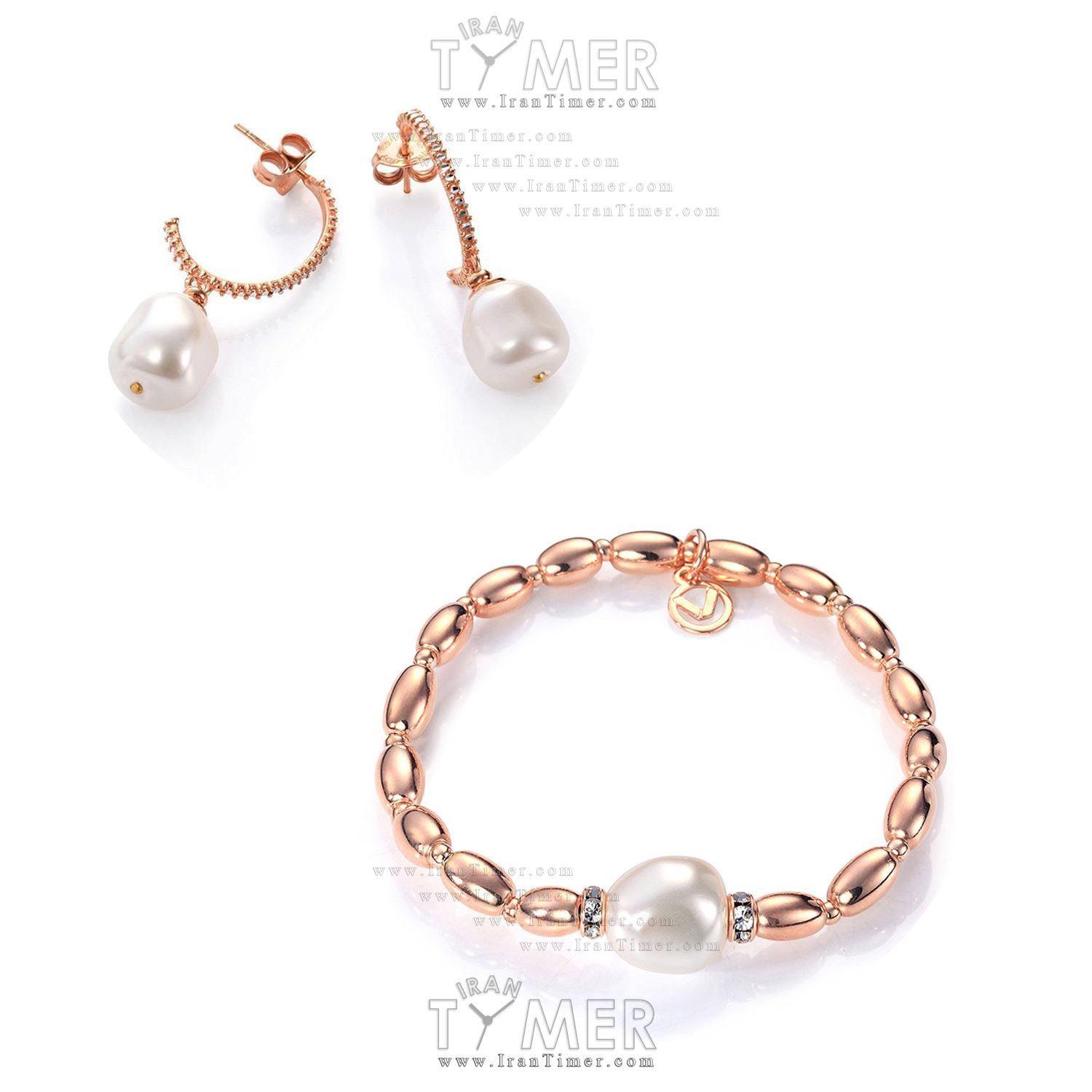 قیمت و خرید ست گوشواره دستبند بسته (النگو) زنانه ویسروی(VICEROY) مدل 1209P10069-SET فشن (ست لباس) | اورجینال و اصلی