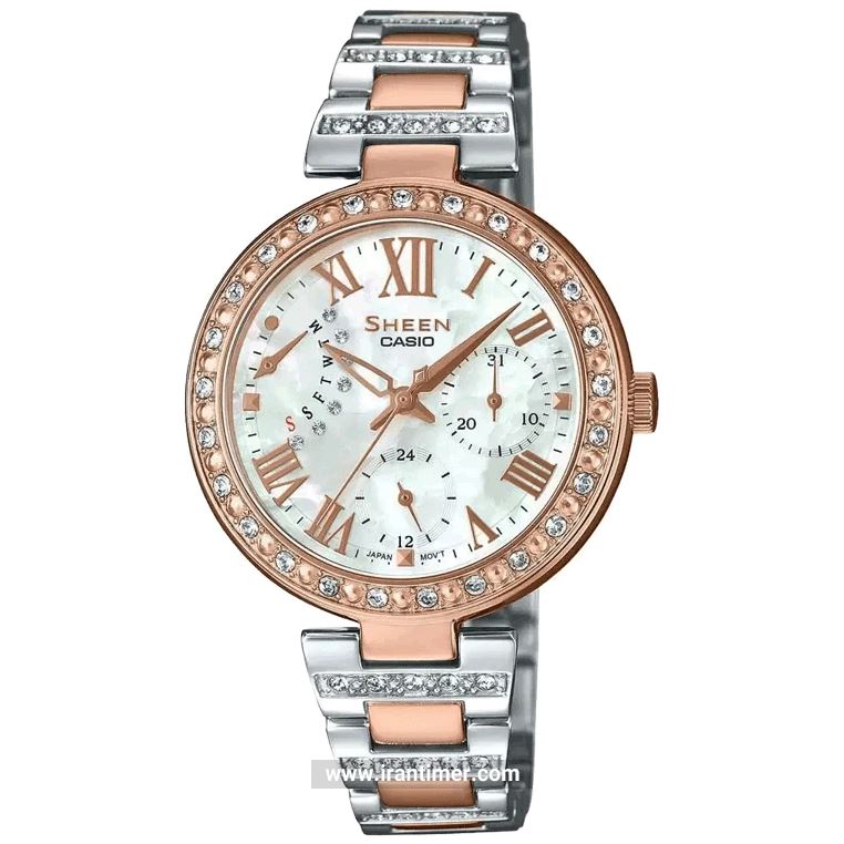 قیمت و خرید ساعت مچی زنانه کاسیو (CASIO) شین مدل SHE-3043SPG-7BUDR فشن | اورجینال و اصلی