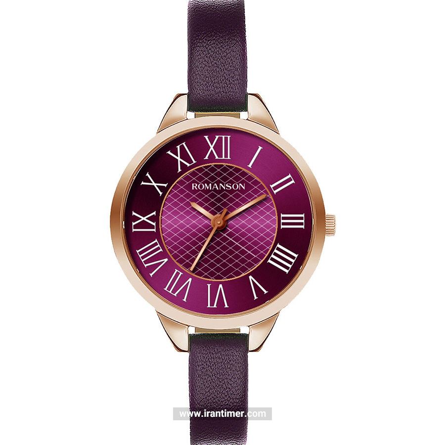 قیمت و خرید ساعت مچی زنانه رومانسون(ROMANSON) مدل RL0B05LLPRAP6R-WINE کلاسیک | اورجینال و اصلی